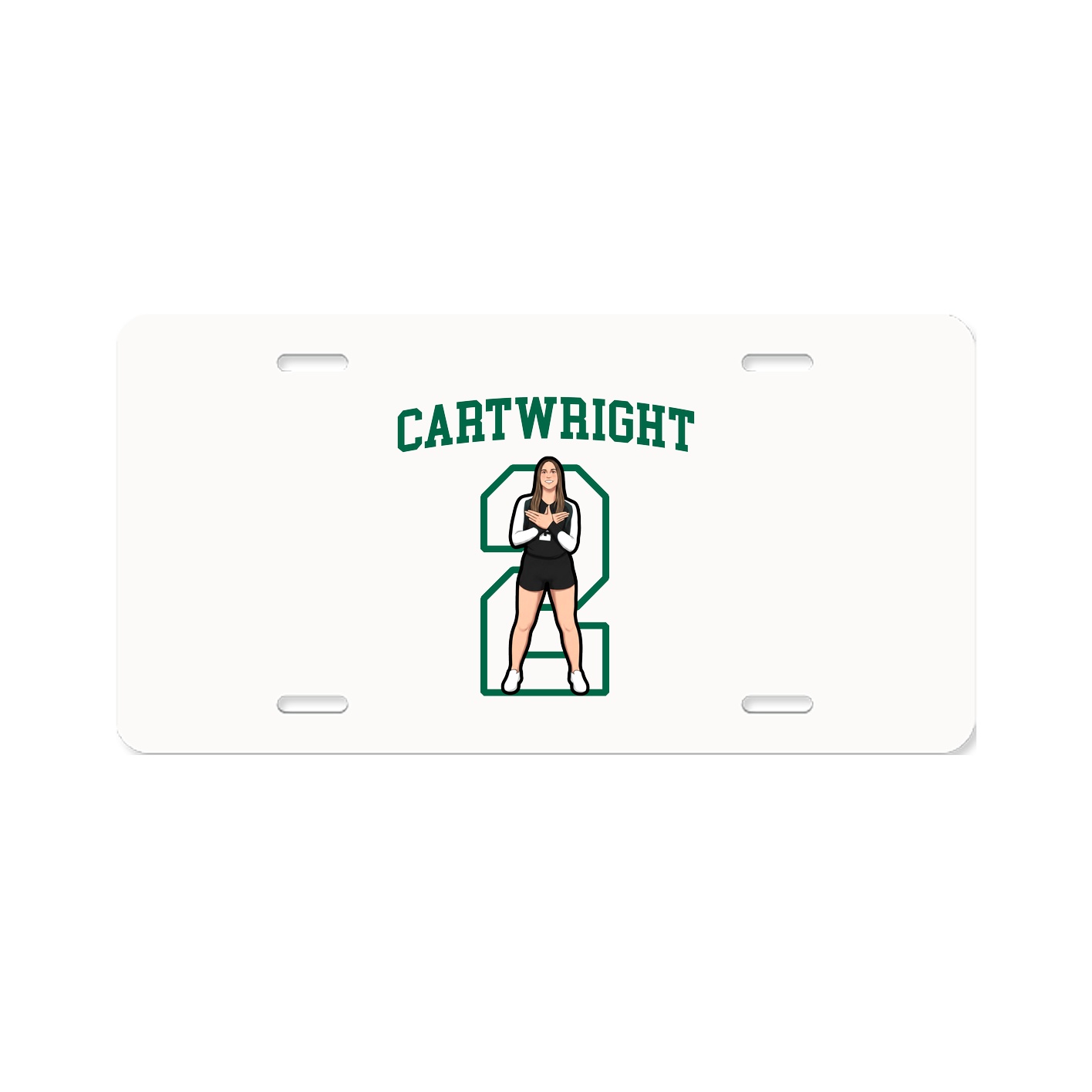 License Plate — Shirsey in Classic