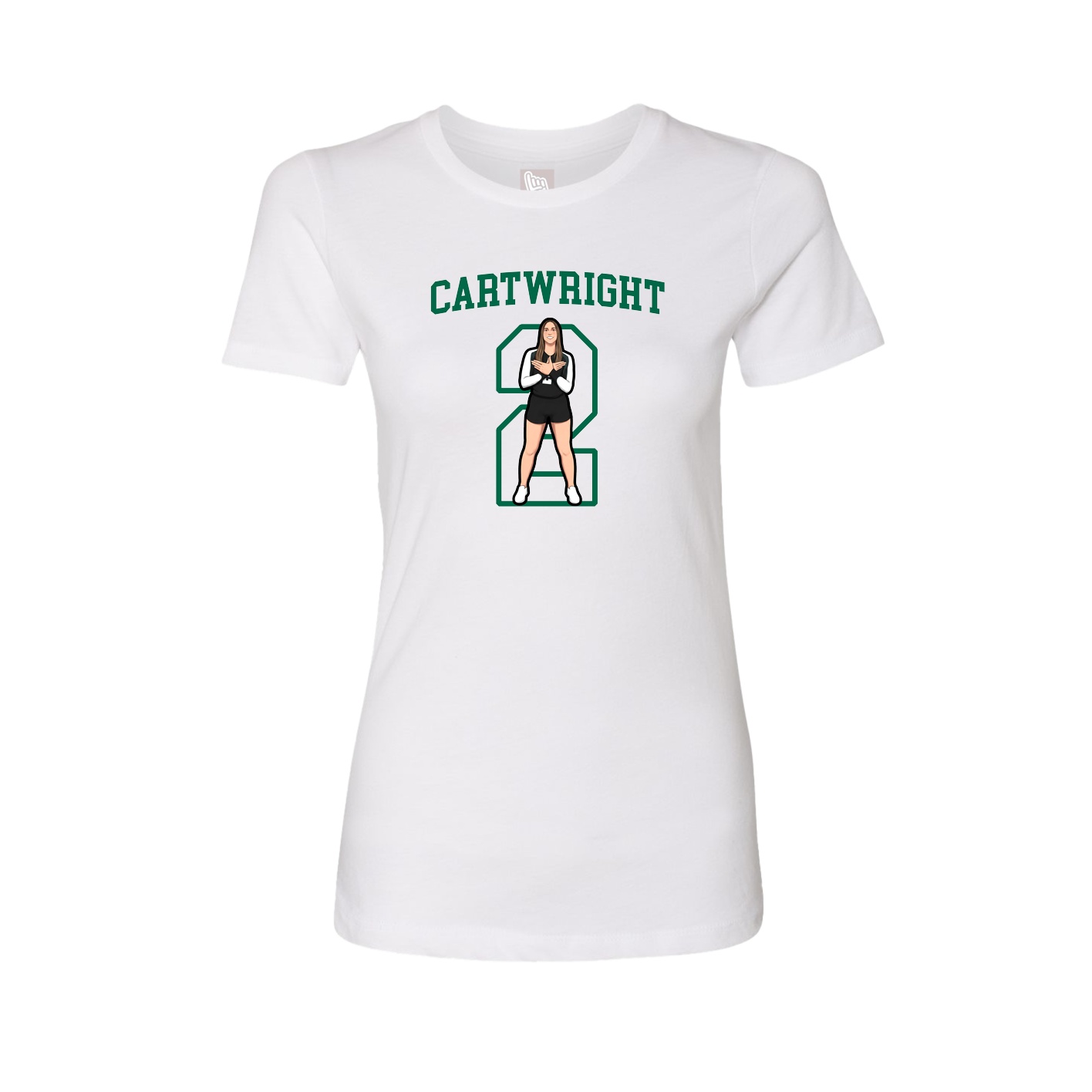 Fitted Women's Tee — Shirsey in White