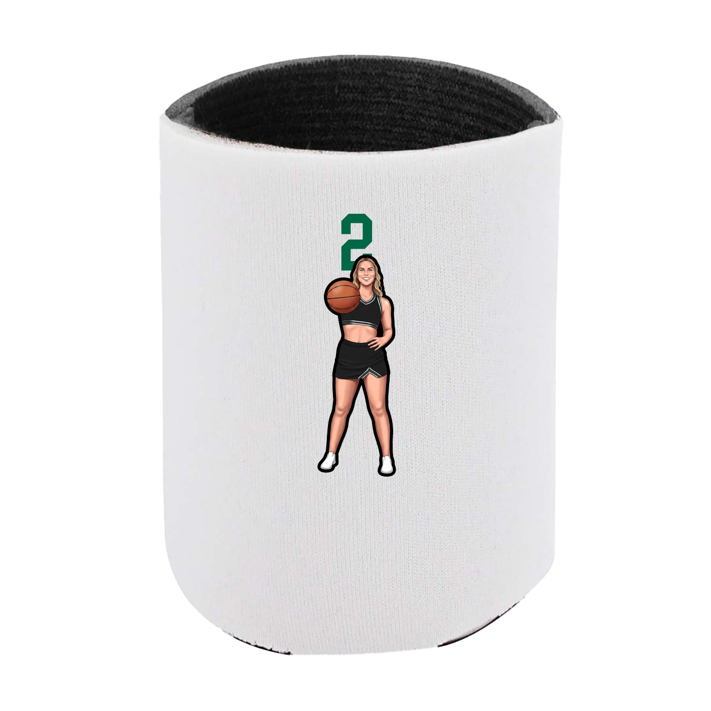 Can Holder — Number Top in White