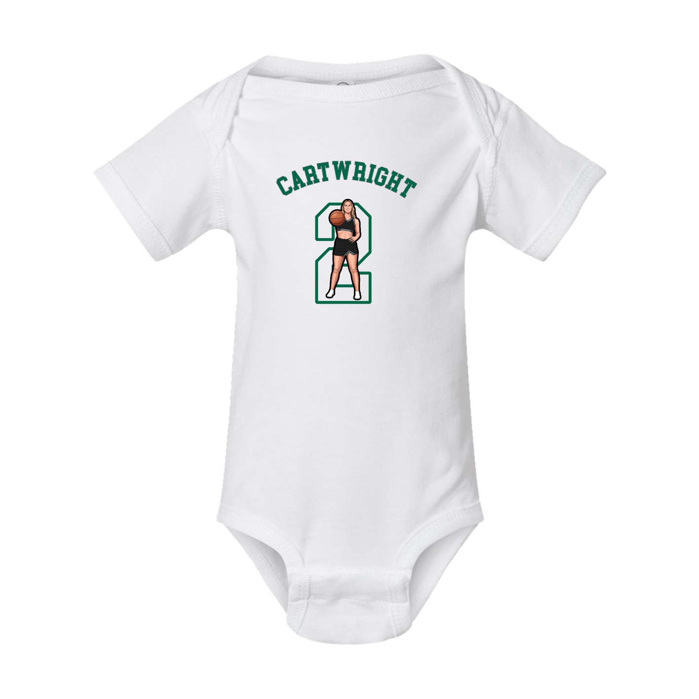 Baby Onesie — Shirsey Arch in White