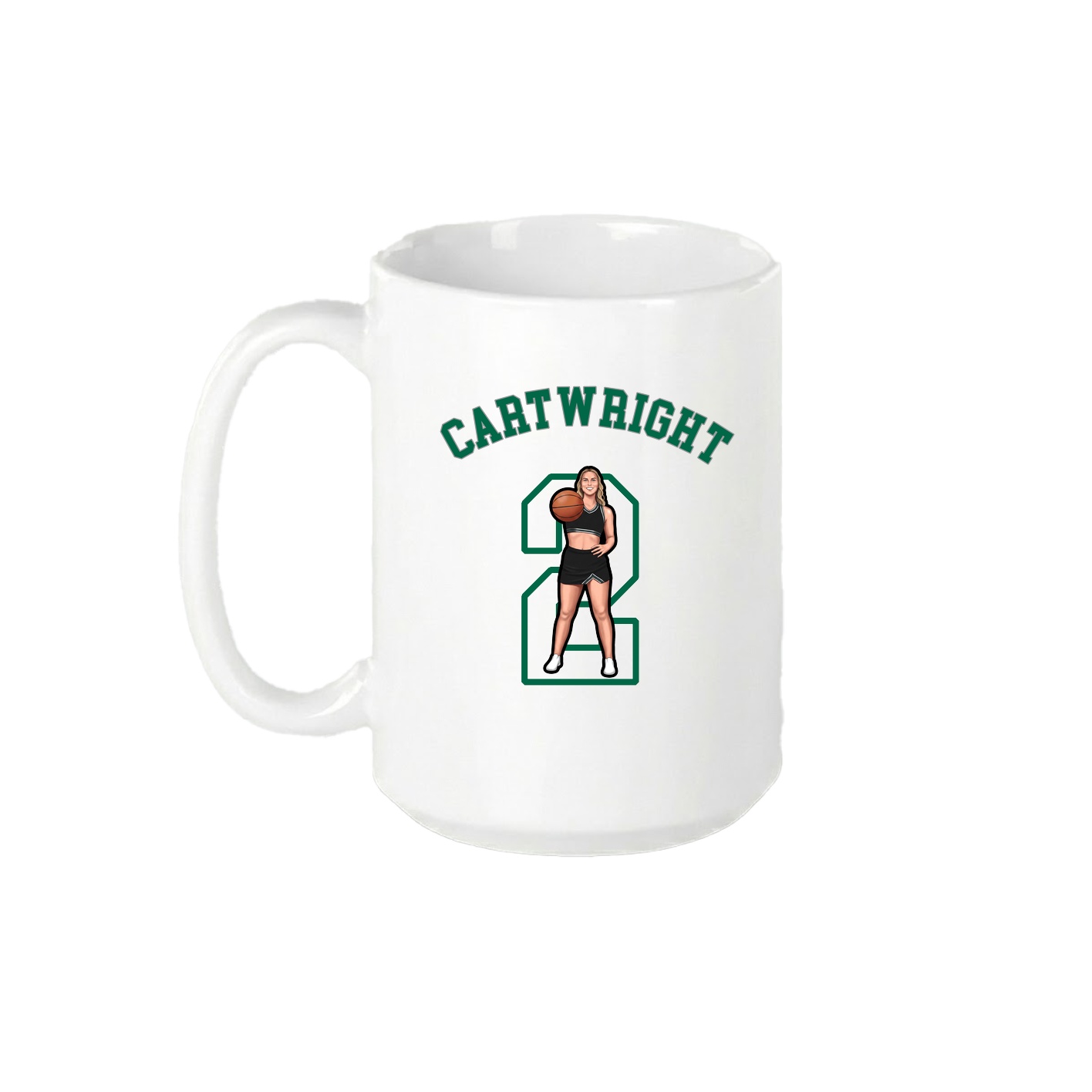 15oz Coffee Mug — Shirsey Arch in White