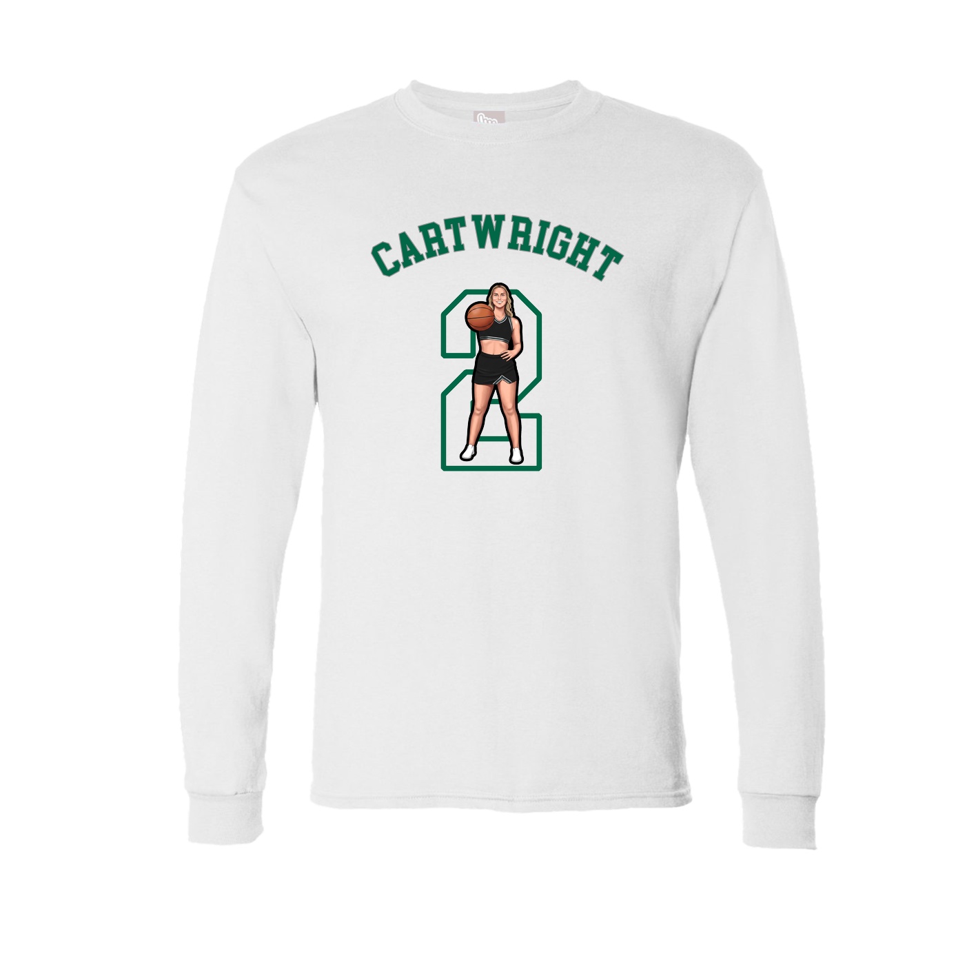 Long Sleeve Tee — Shirsey Arch in White