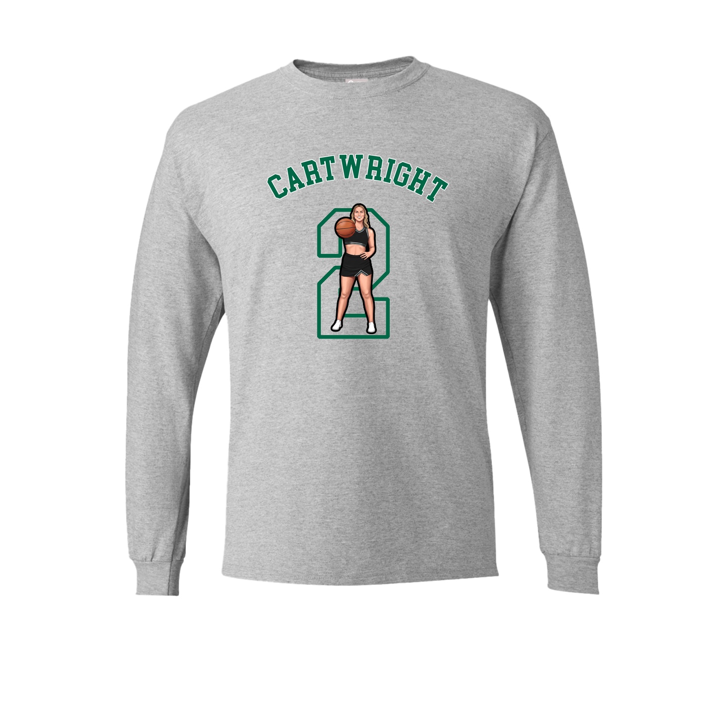 Long Sleeve Tee — Shirsey Arch in Grey