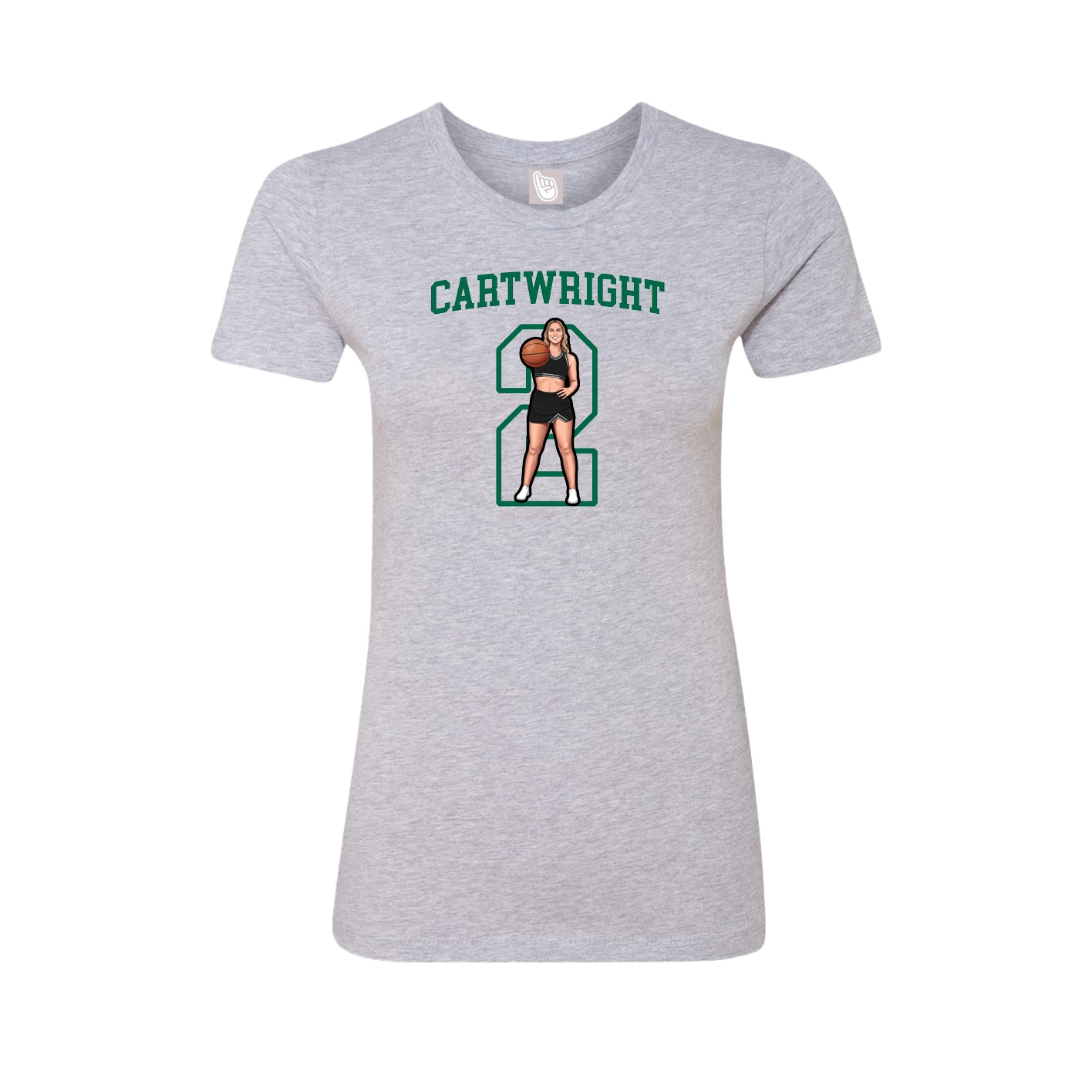 Womens Tee — Shirsey in Grey