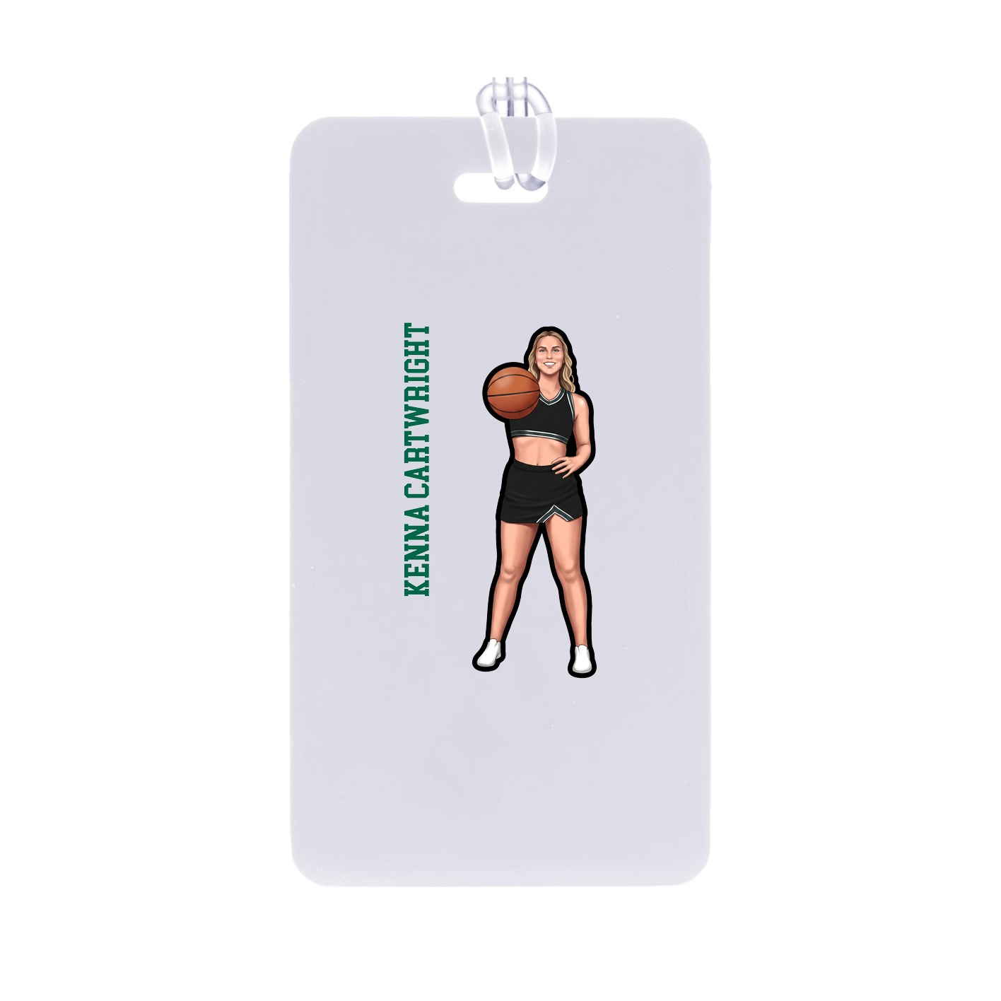 Bag Tag — Name Vertical in Classic