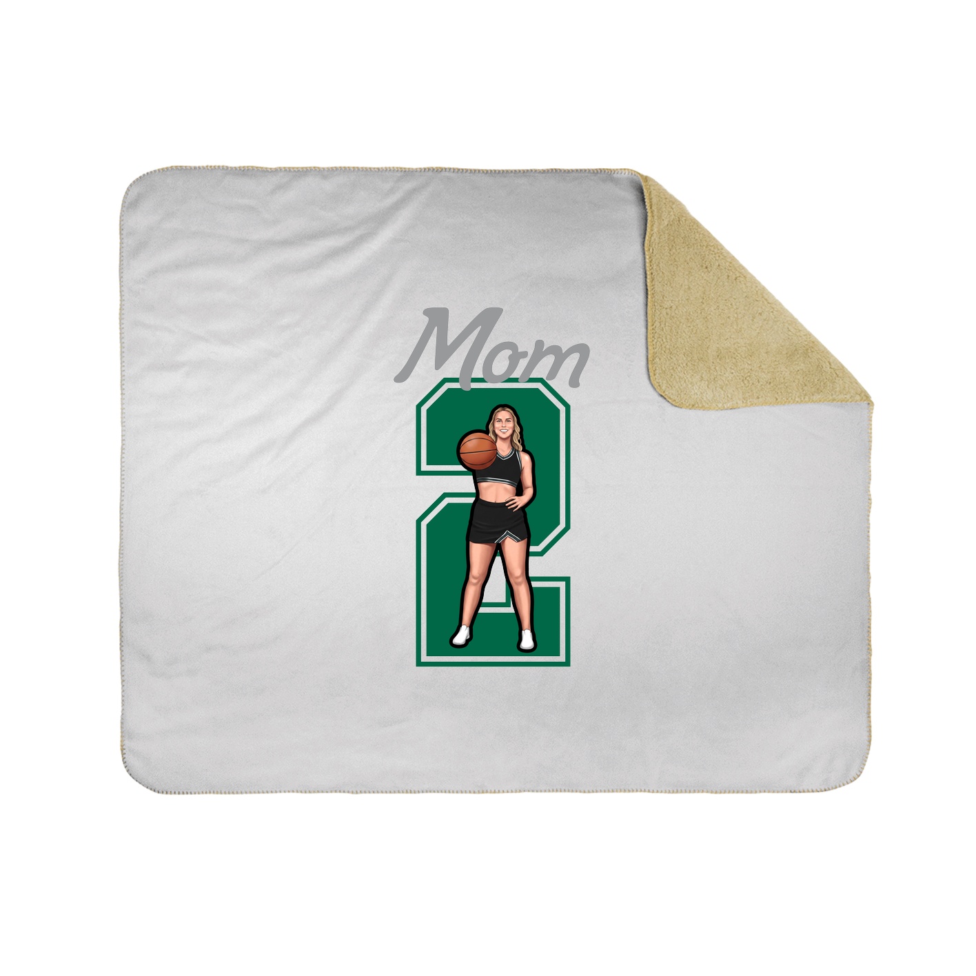 Throw Blanket — Mothers Day Shirsey in White