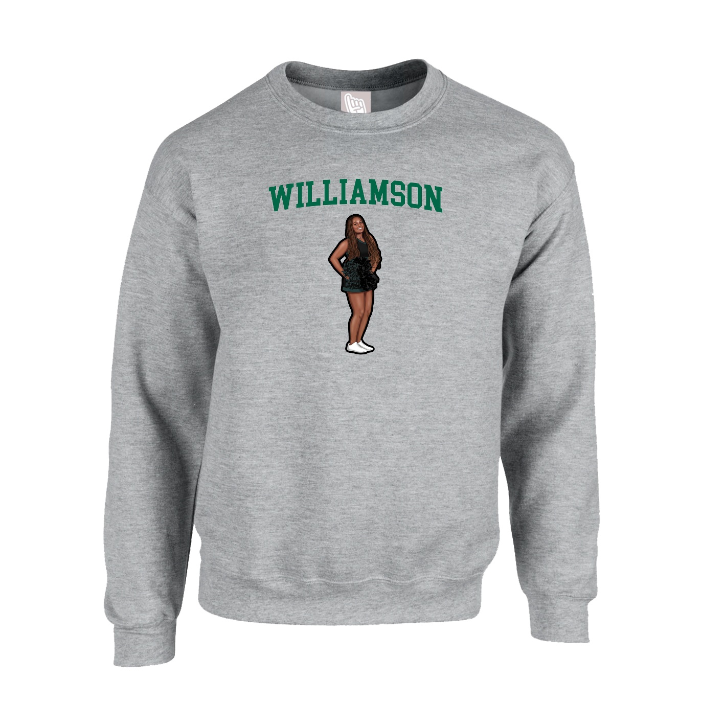 Fleece Crew — Shirsey in Grey