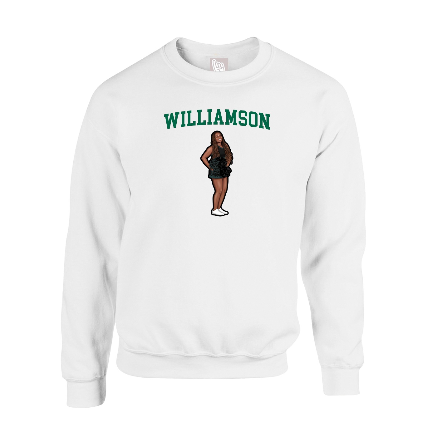 Fleece Crew — Shirsey in White