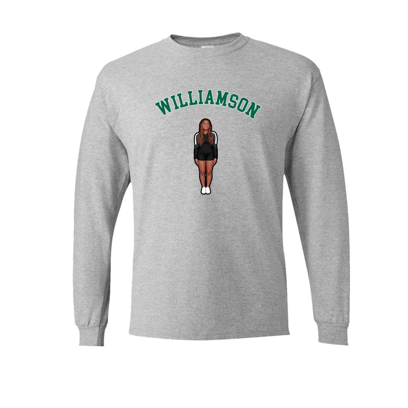 Long Sleeve Tee — Shirsey Arch in Grey