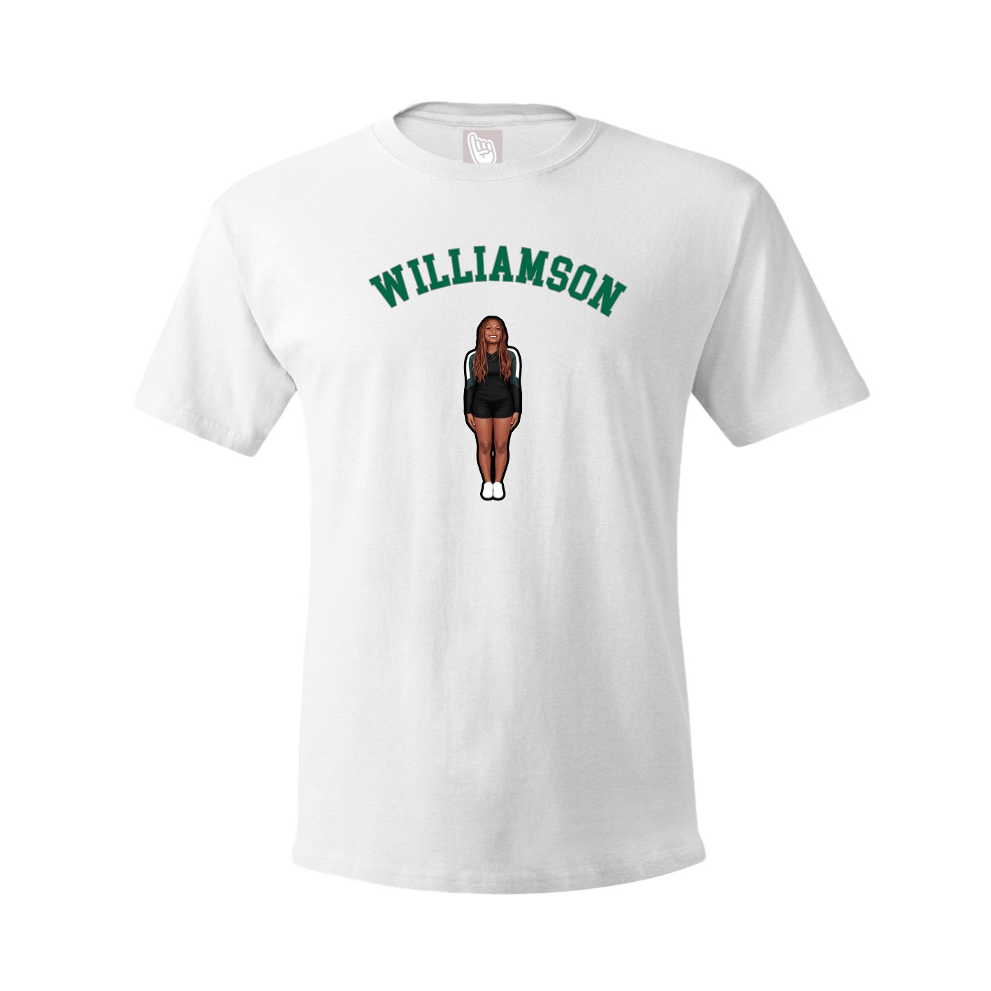 Youth Tee — Shirsey Arch in White
