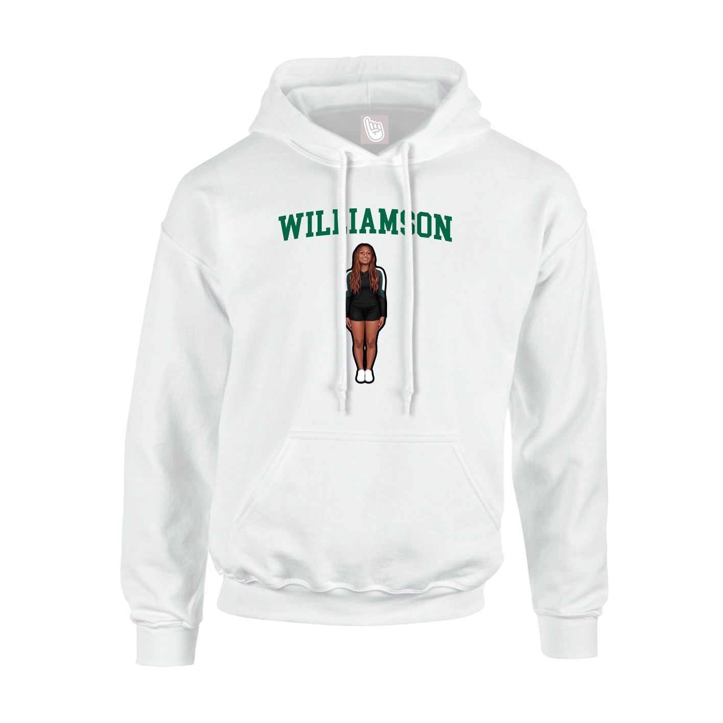 Hoodie — Shirsey in White