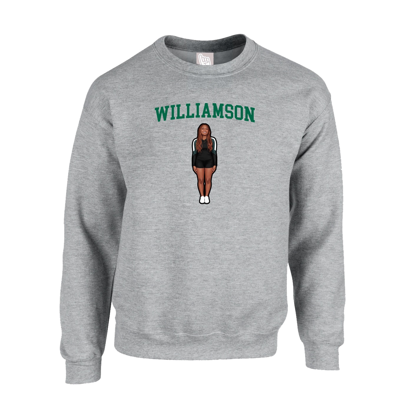 Fleece Crew — Shirsey in Grey