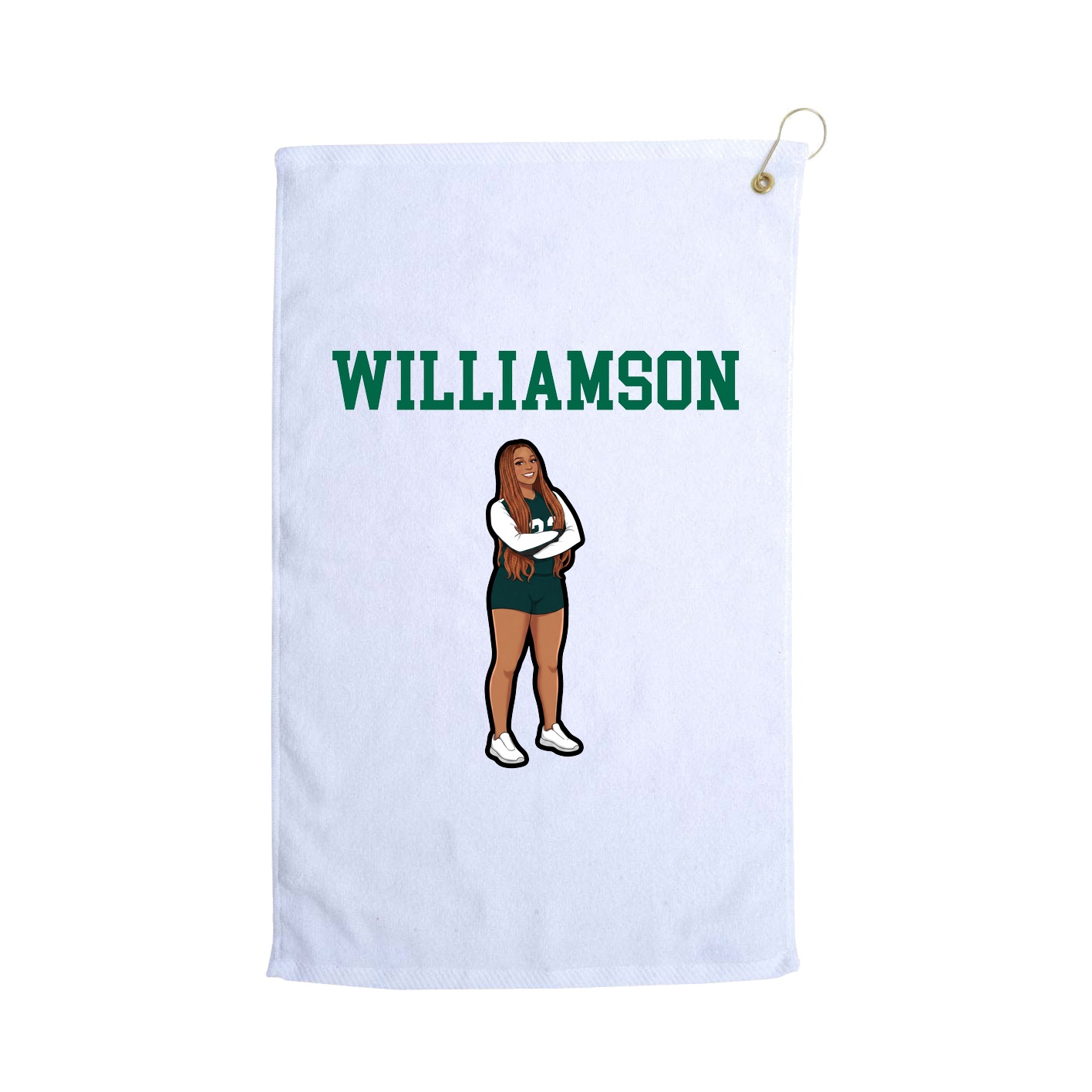 Golf Towel — Shirsey in White