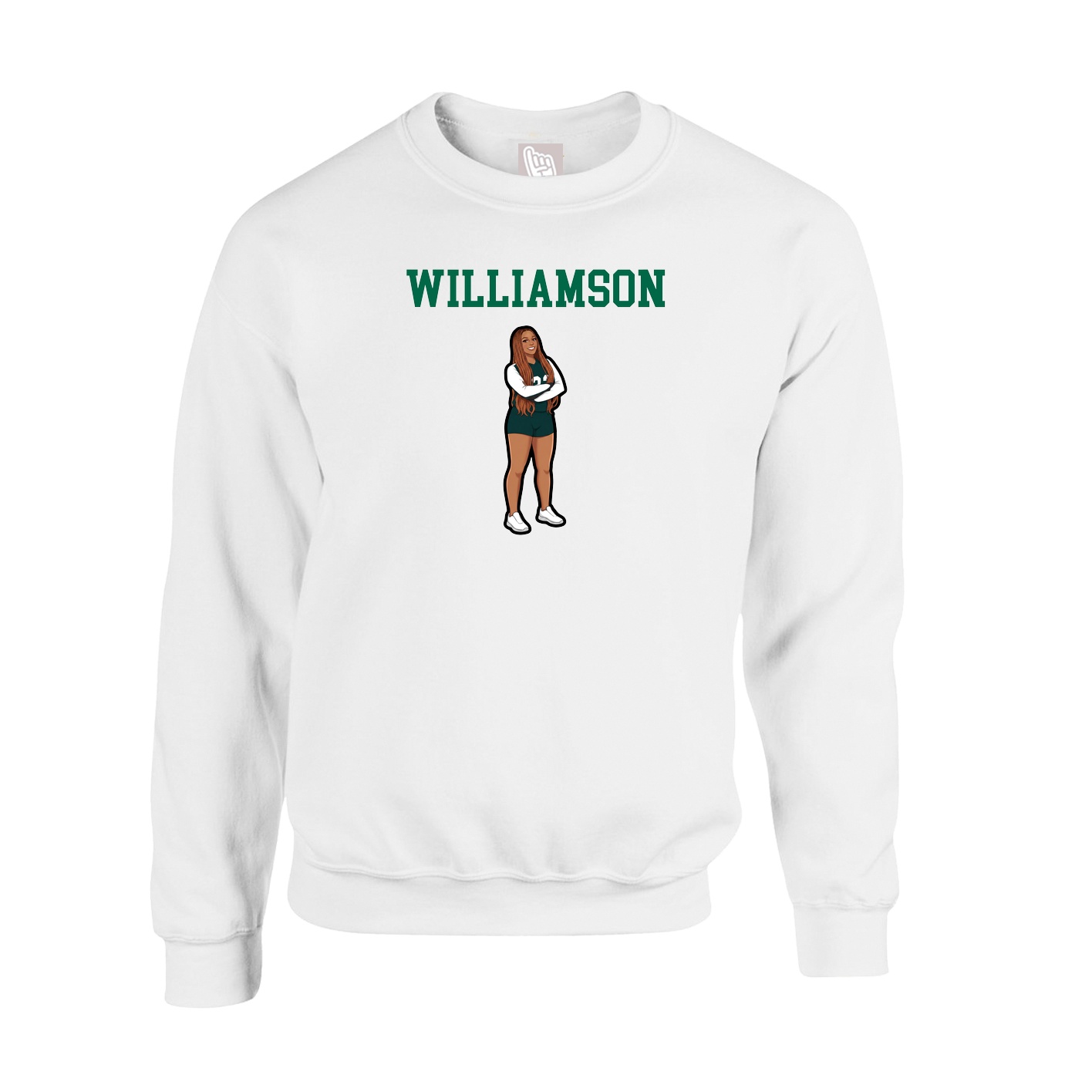 Fleece Crew — Shirsey in White