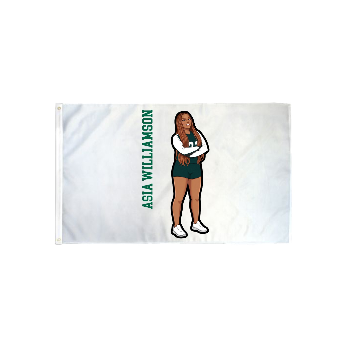 3x5 Flag — Name Vertical in Classic
