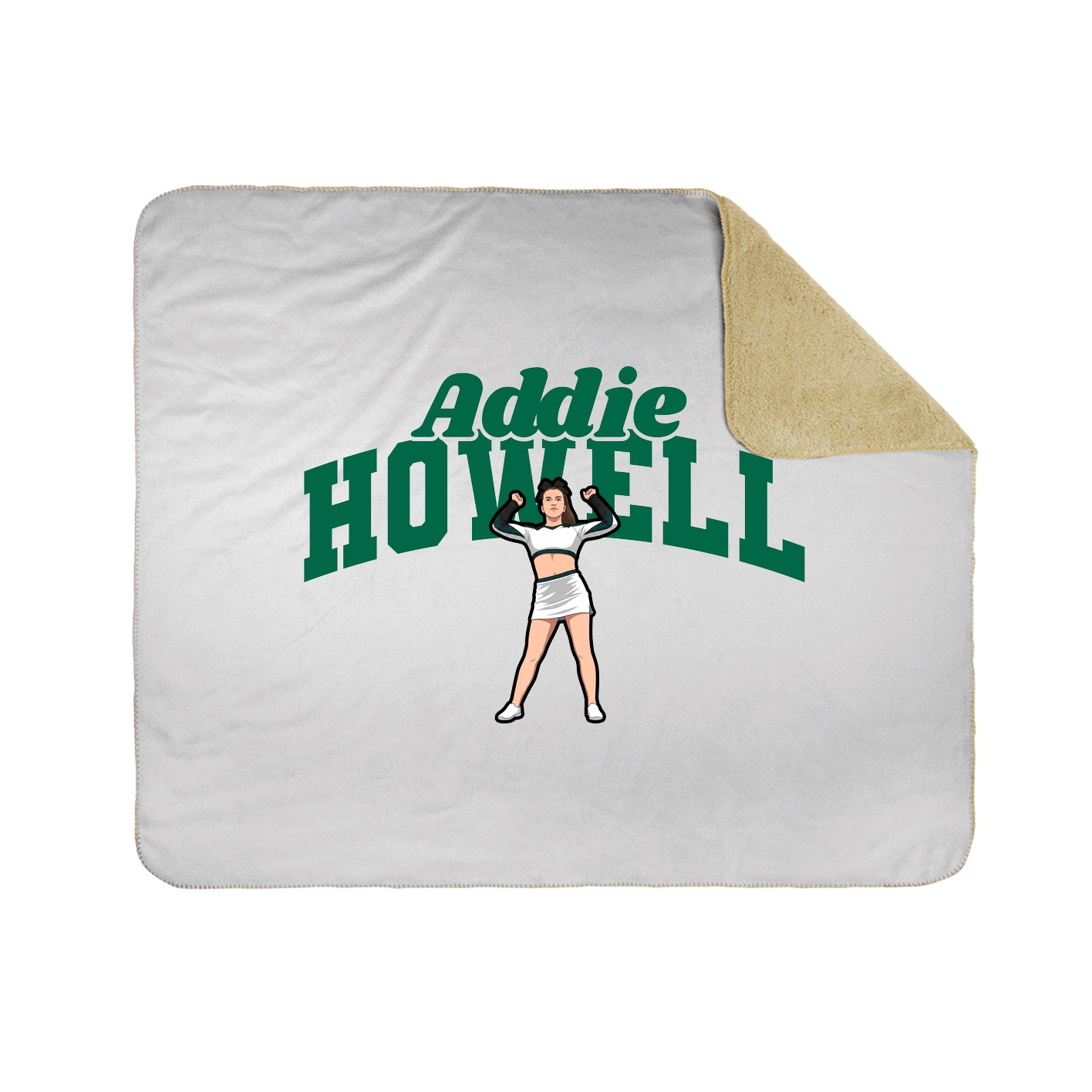 Throw Blanket — Signature Arch in White