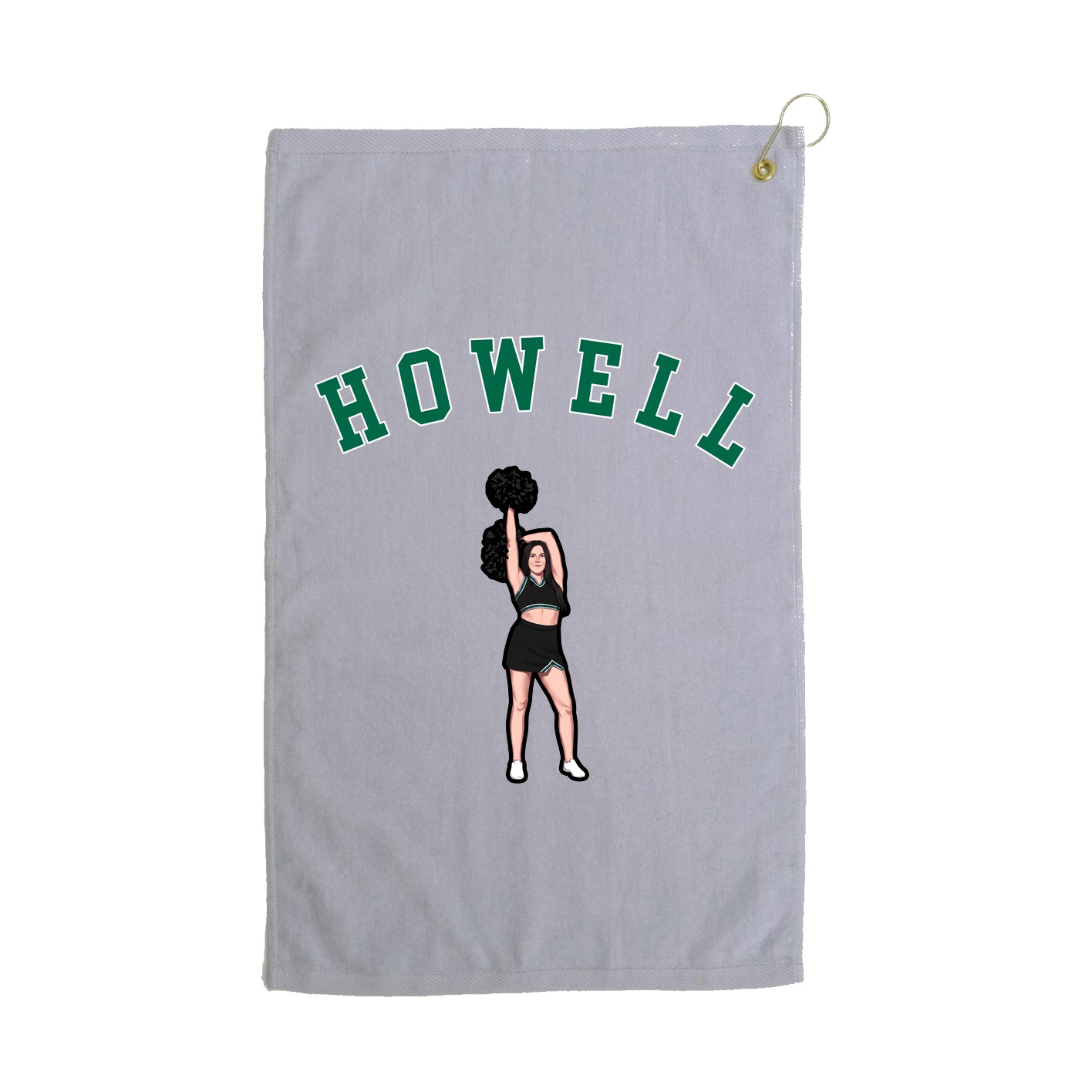 Golf Towel — Shirsey Arch in Grey