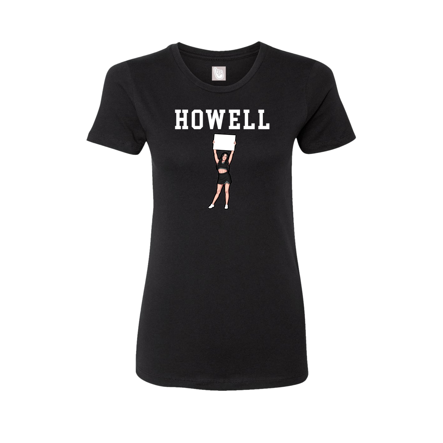 Fitted Women's Tee — Shirsey in Black
