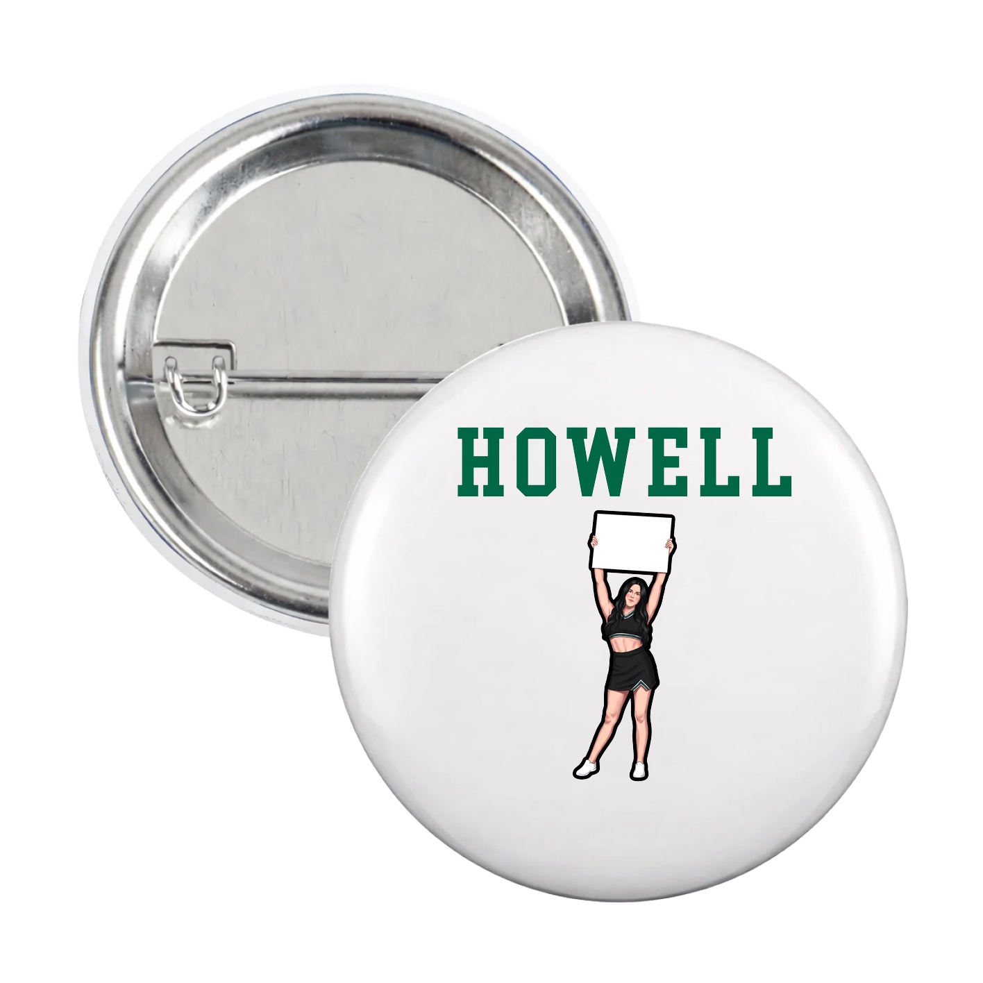 Game Day Button — Shirsey in White
