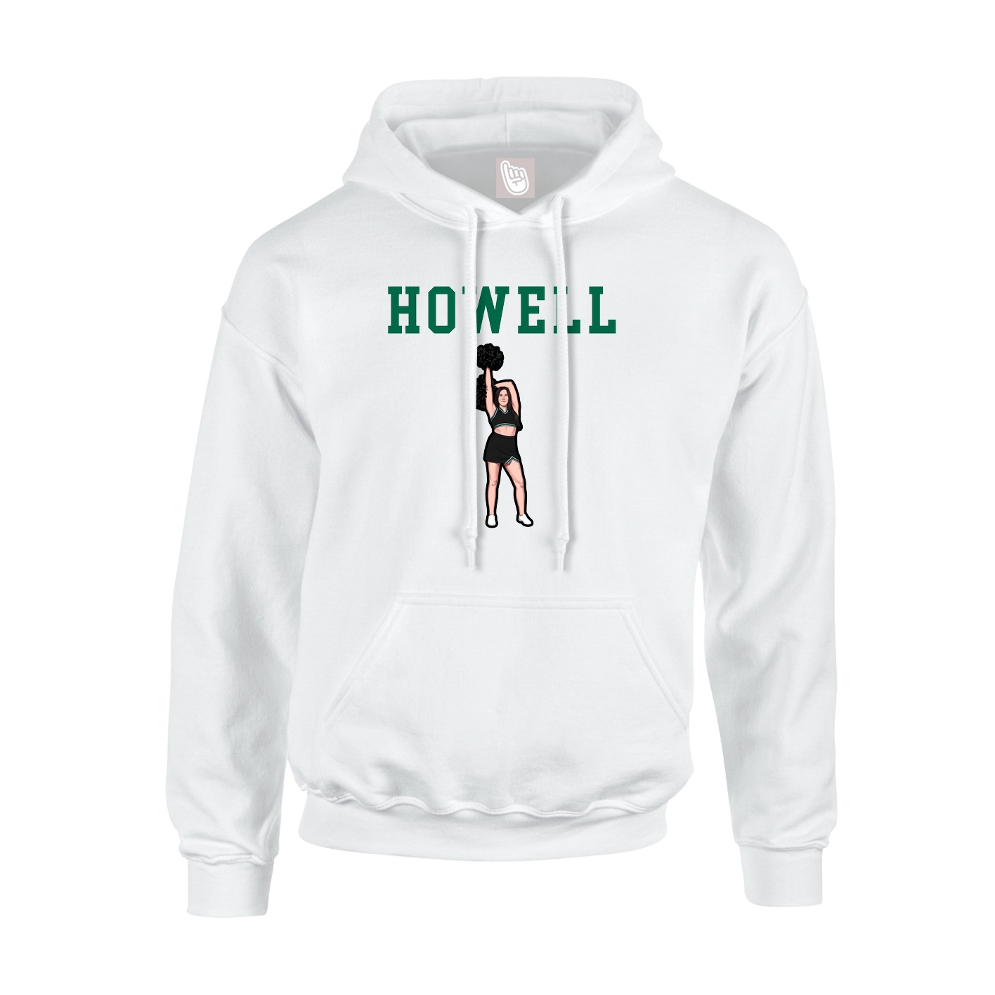 Hoodie — Shirsey in White