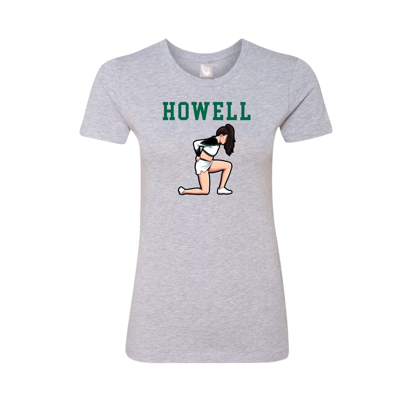 Fitted Women's Tee — Shirsey in Grey