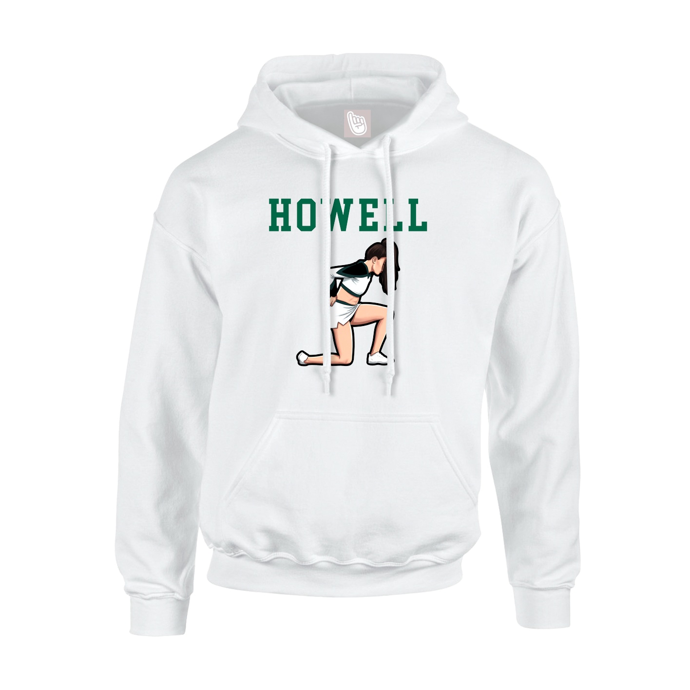 Hoodie — Shirsey in White