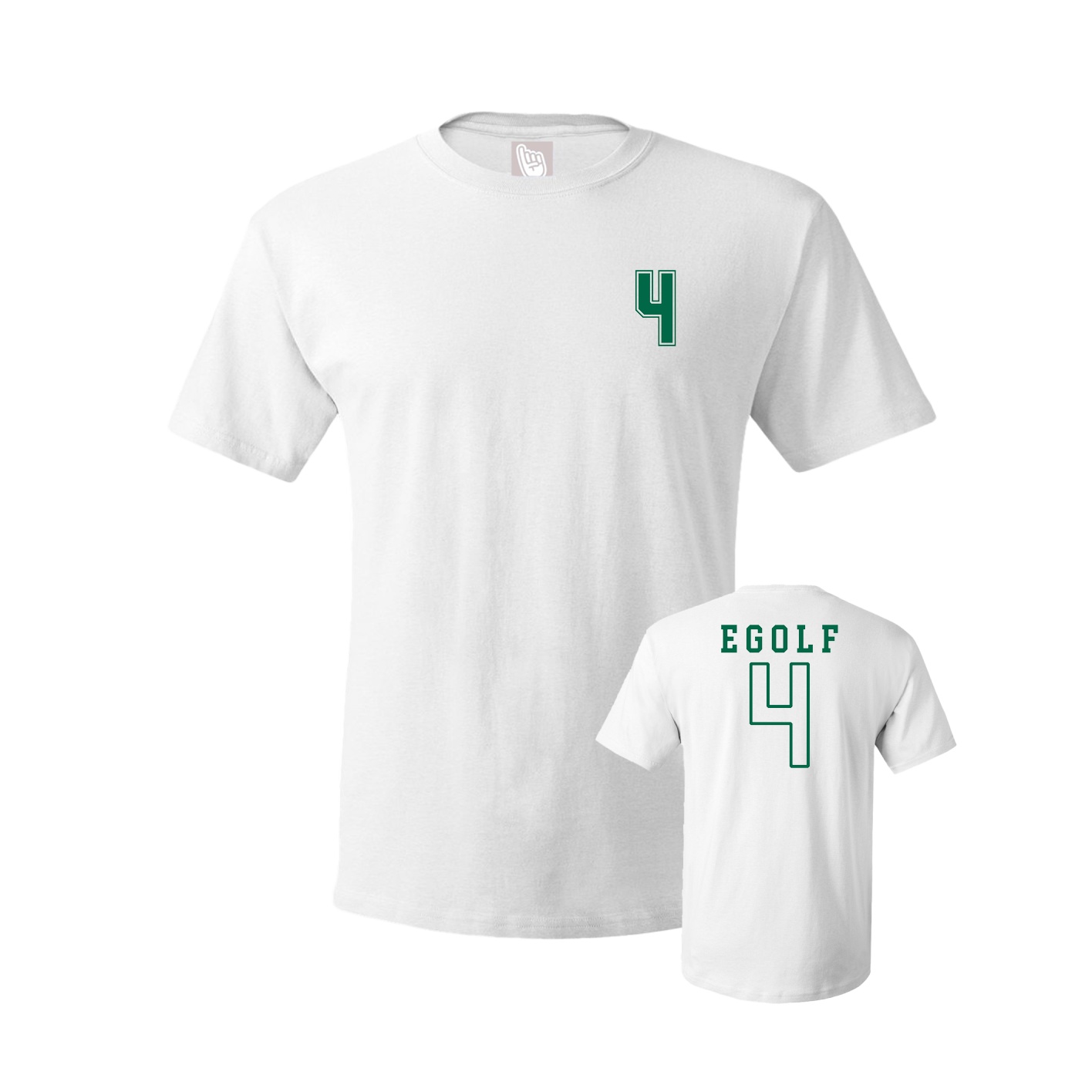 Tee — Chest Back in White