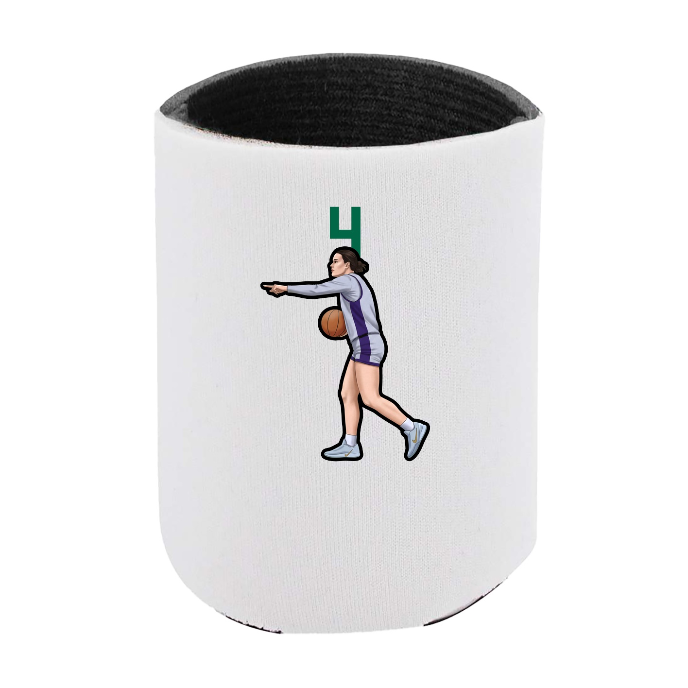 Can Holder — Number Top in White