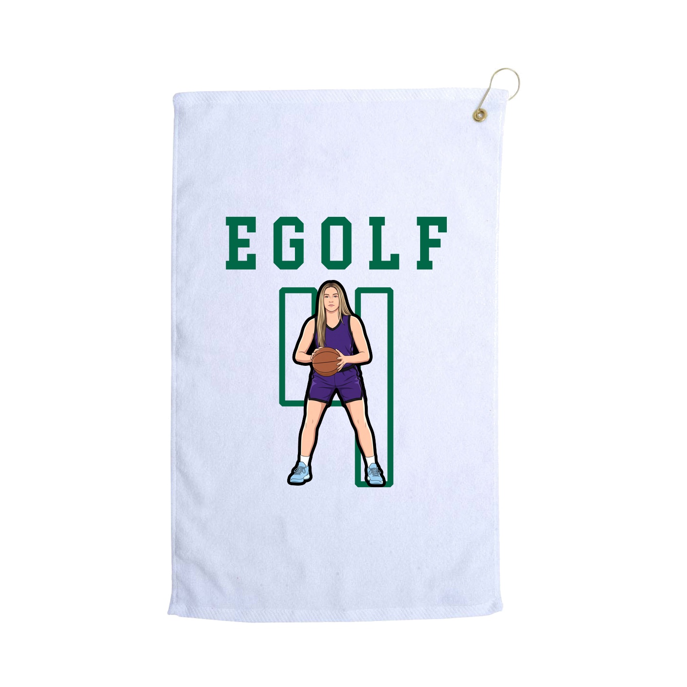 Golf Towel — Shirsey in White
