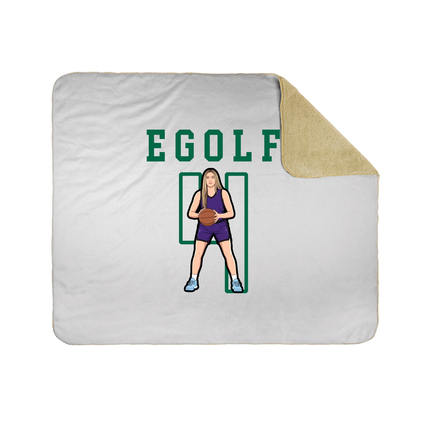 Throw Blanket — Shirsey in White