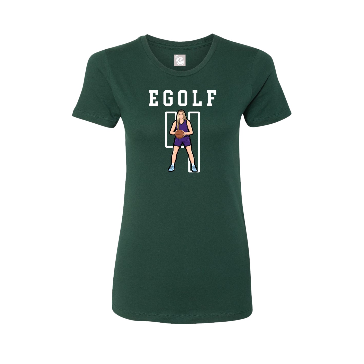 Fitted Women's Tee — Shirsey in Green