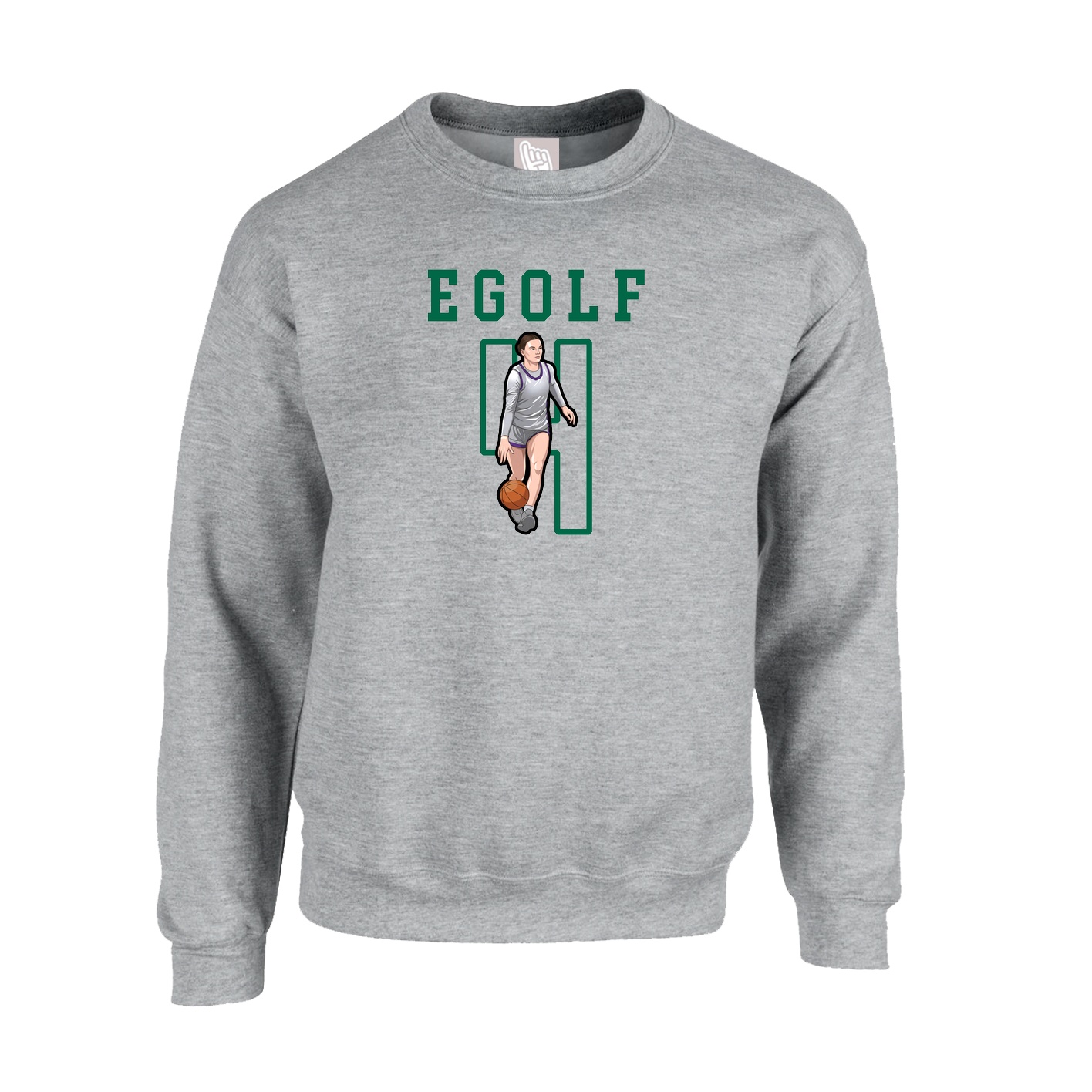 Fleece Crew — Shirsey in Grey