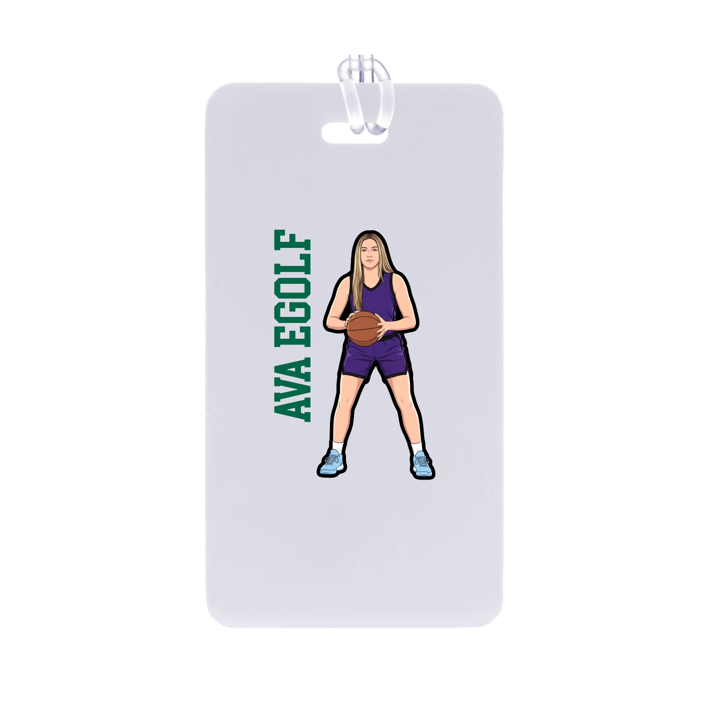Bag Tag — Name Vertical in Classic
