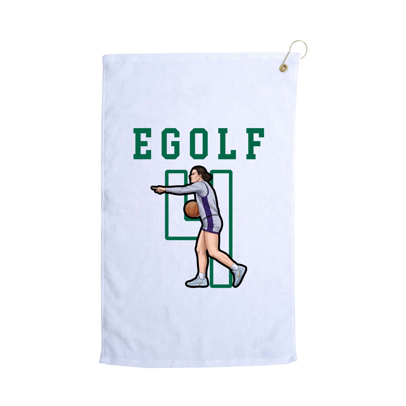 Golf Towel — Shirsey in White