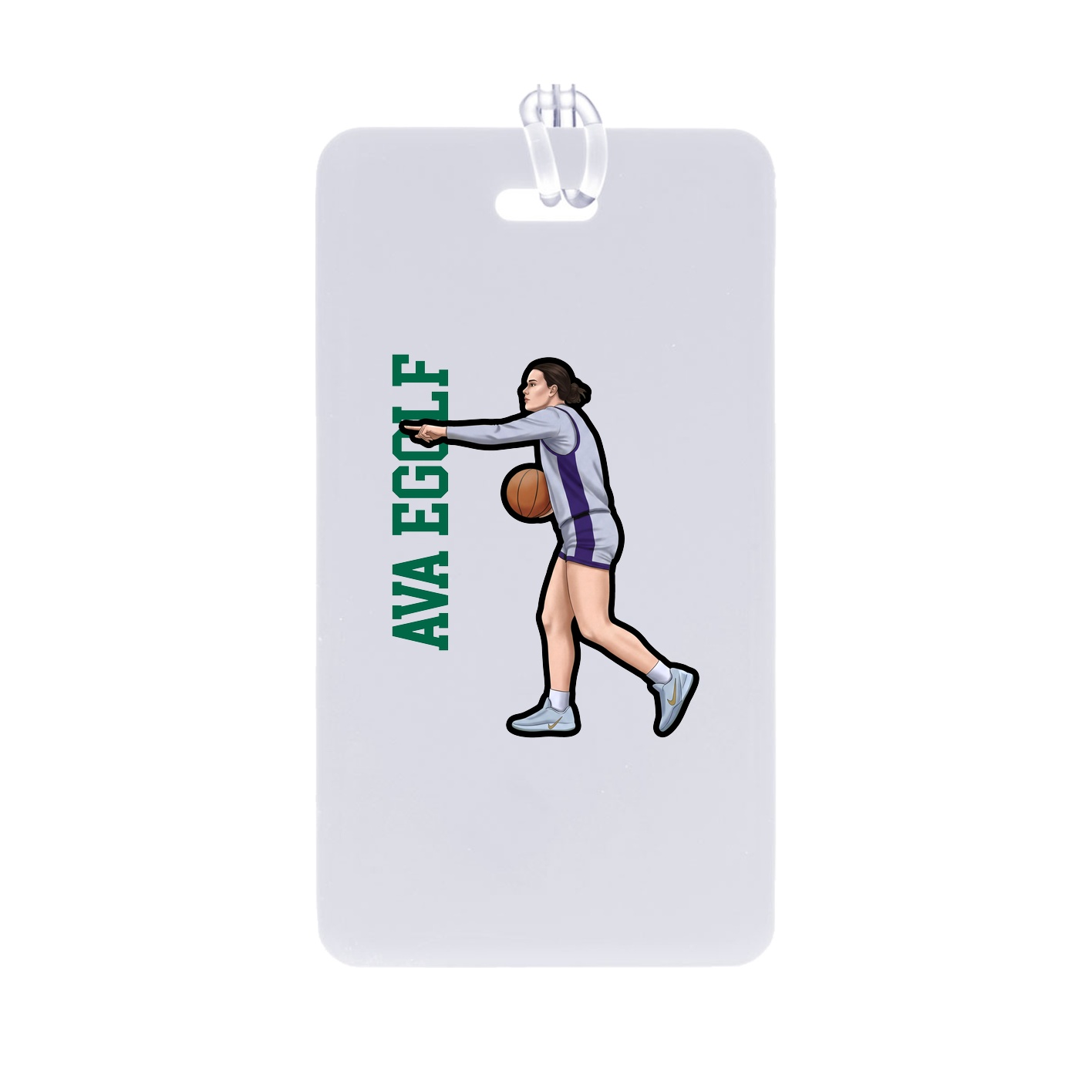 Bag Tag — Name Vertical in Classic