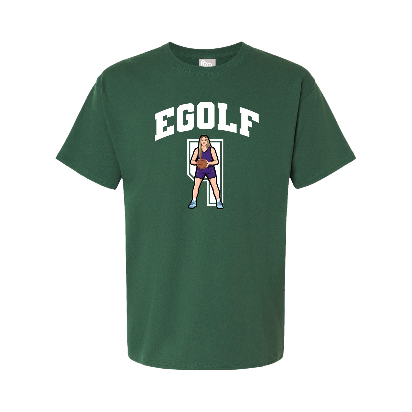 Tee — Number in Green