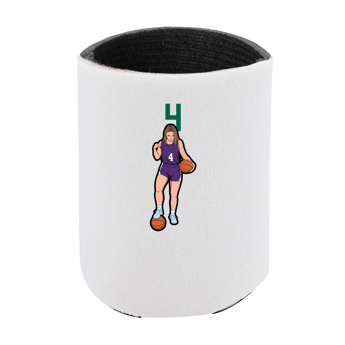 Can Holder — Number Top in White