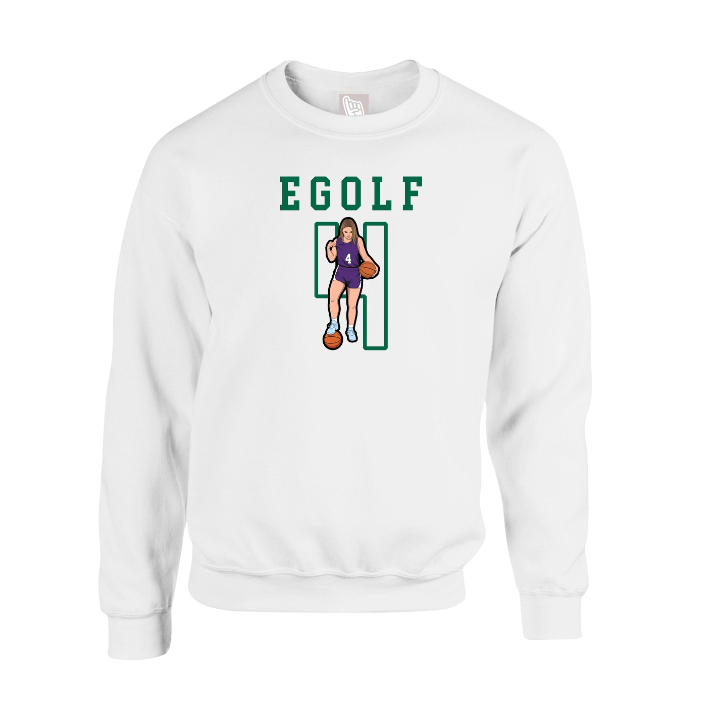 Fleece Crew — Shirsey in White