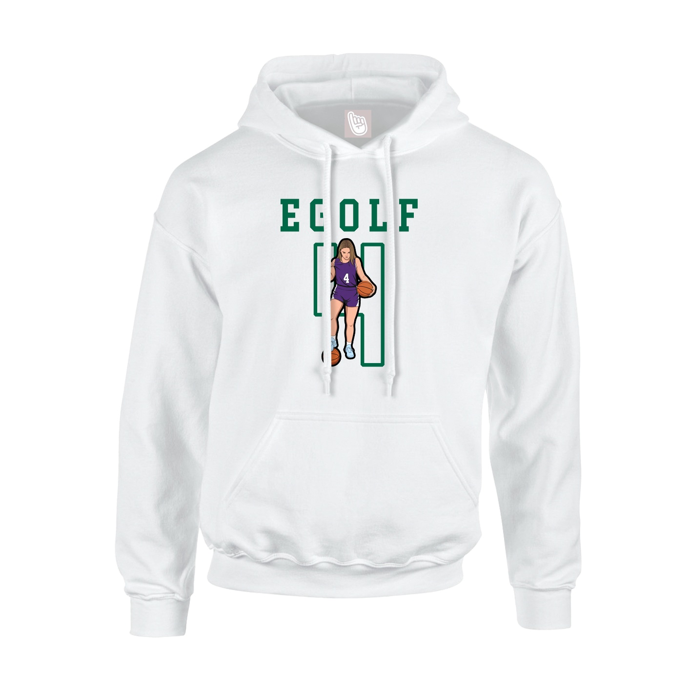 Youth Hoodie — Shirsey in White