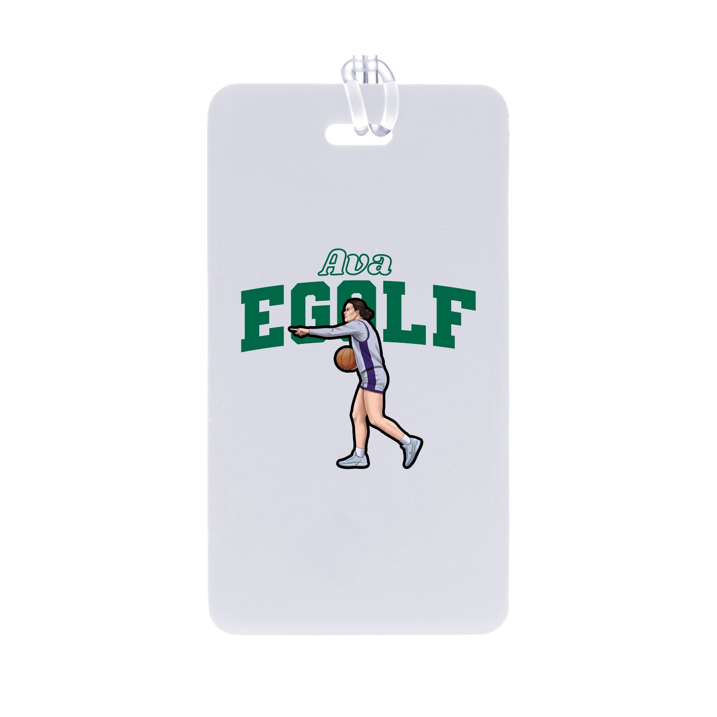 Bag Tag — Name Arch in Classic