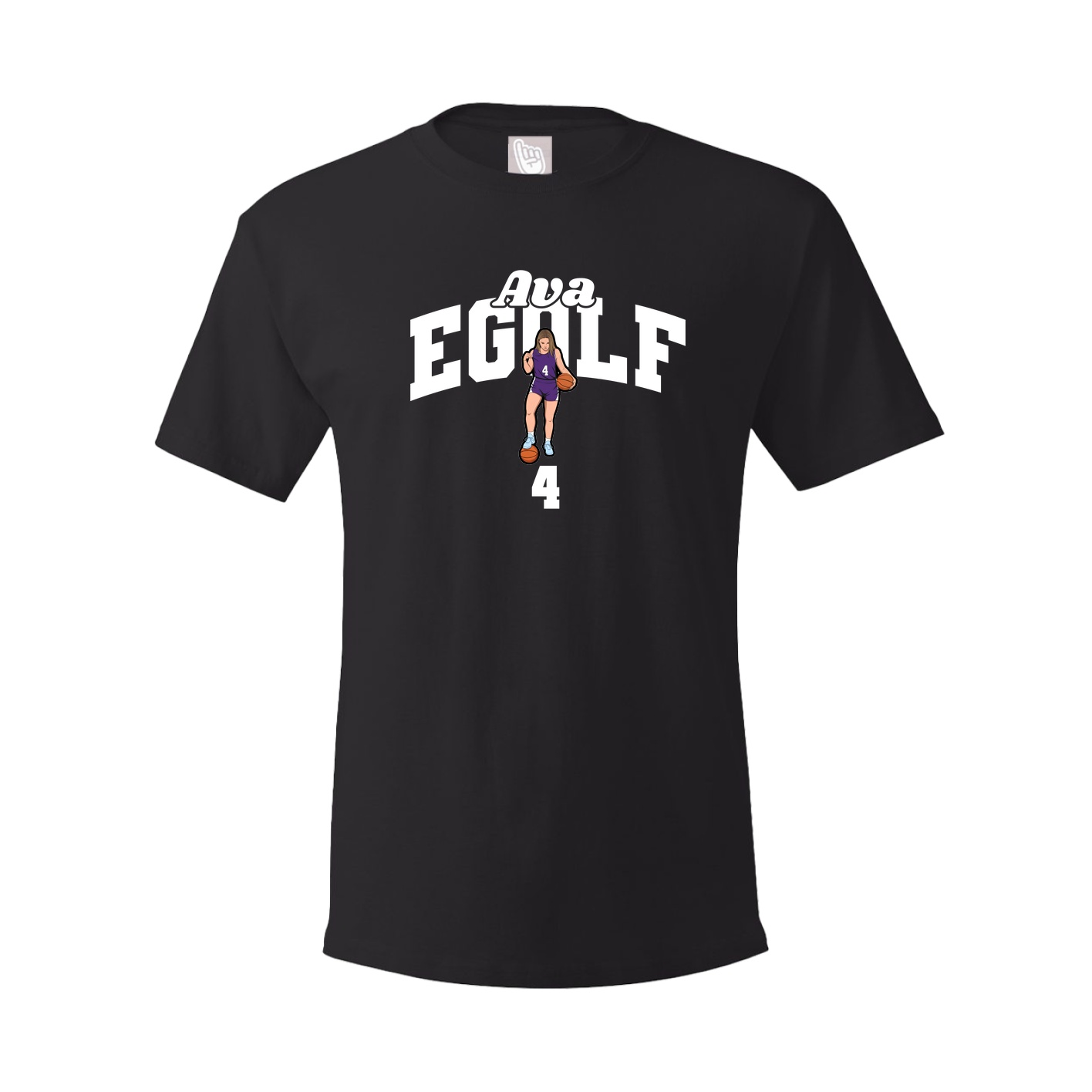 Youth Tee — Signature Arch in Black