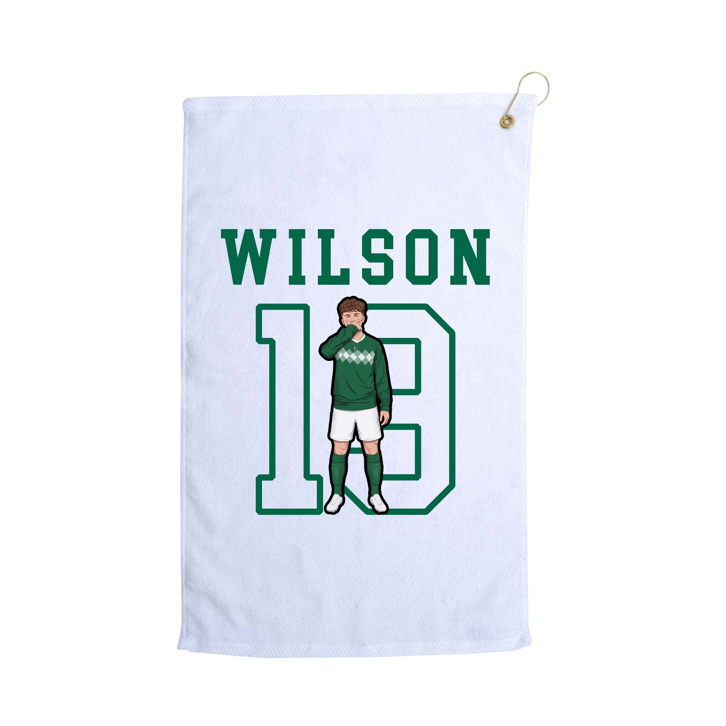 Golf Towel — Shirsey in White