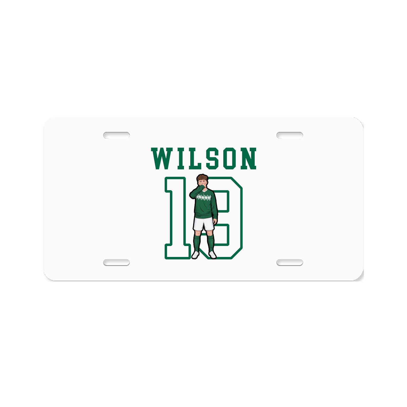 License Plate — Shirsey in Classic