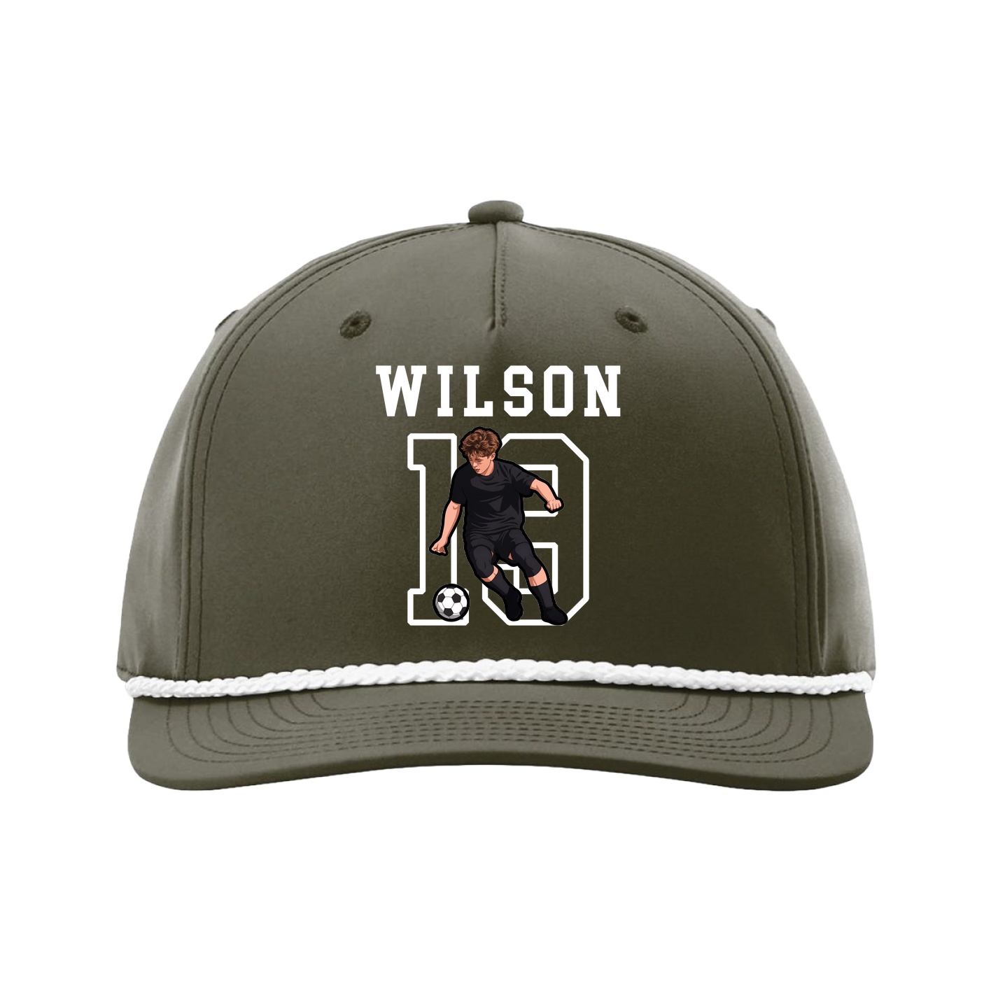 Five-Panel Classic Rope Cap — Shirsey in Green