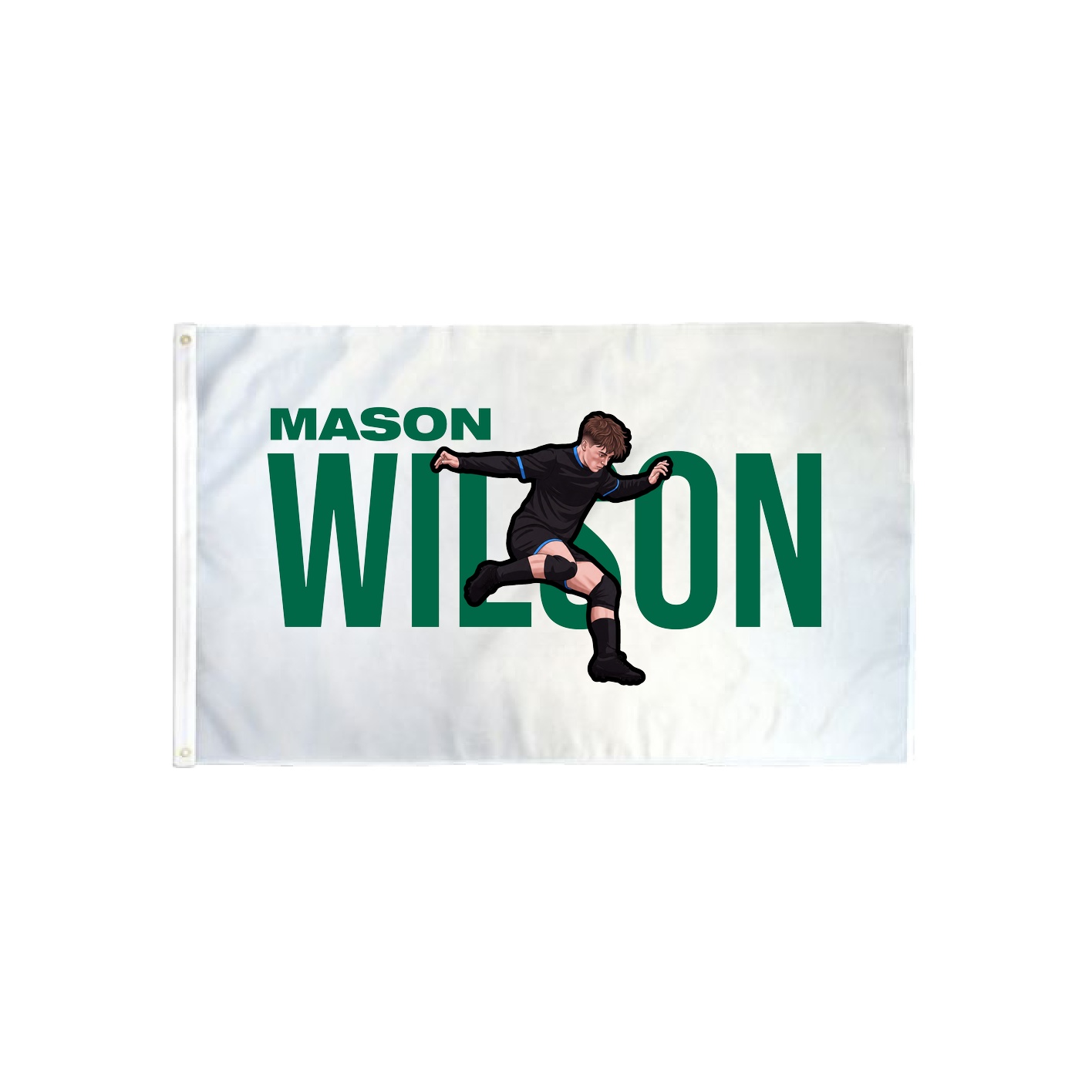 3x5 Flag — Player Name in Classic