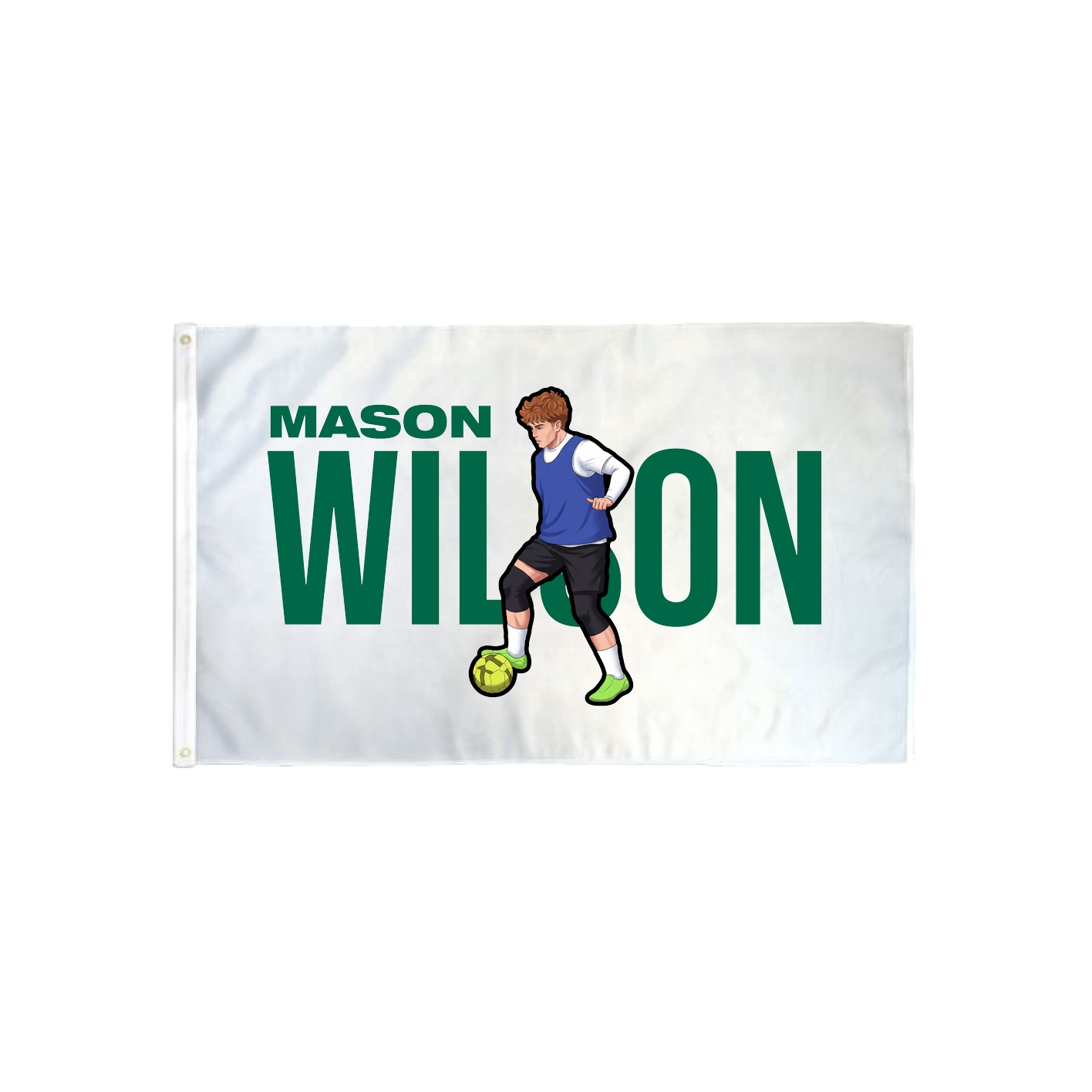 3x5 Flag — Player Name in Classic