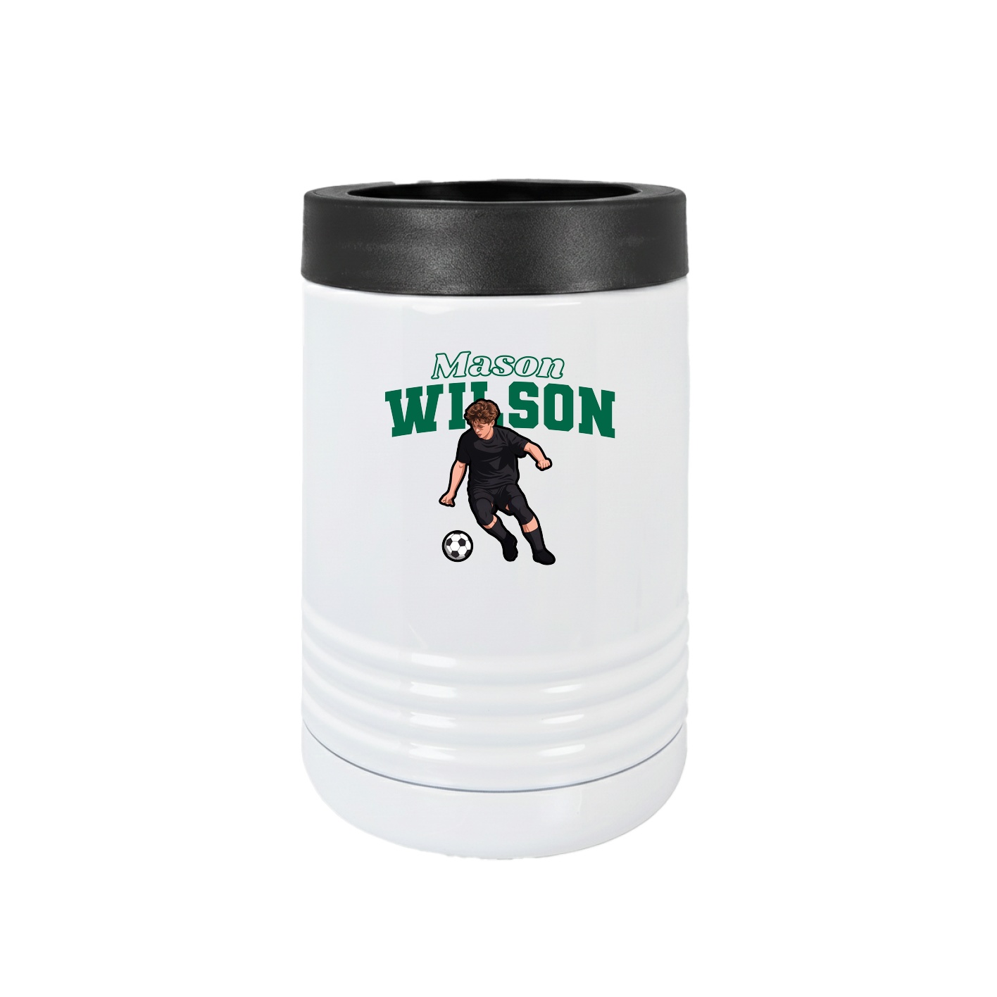 Beverage Holder — Name Arch in White