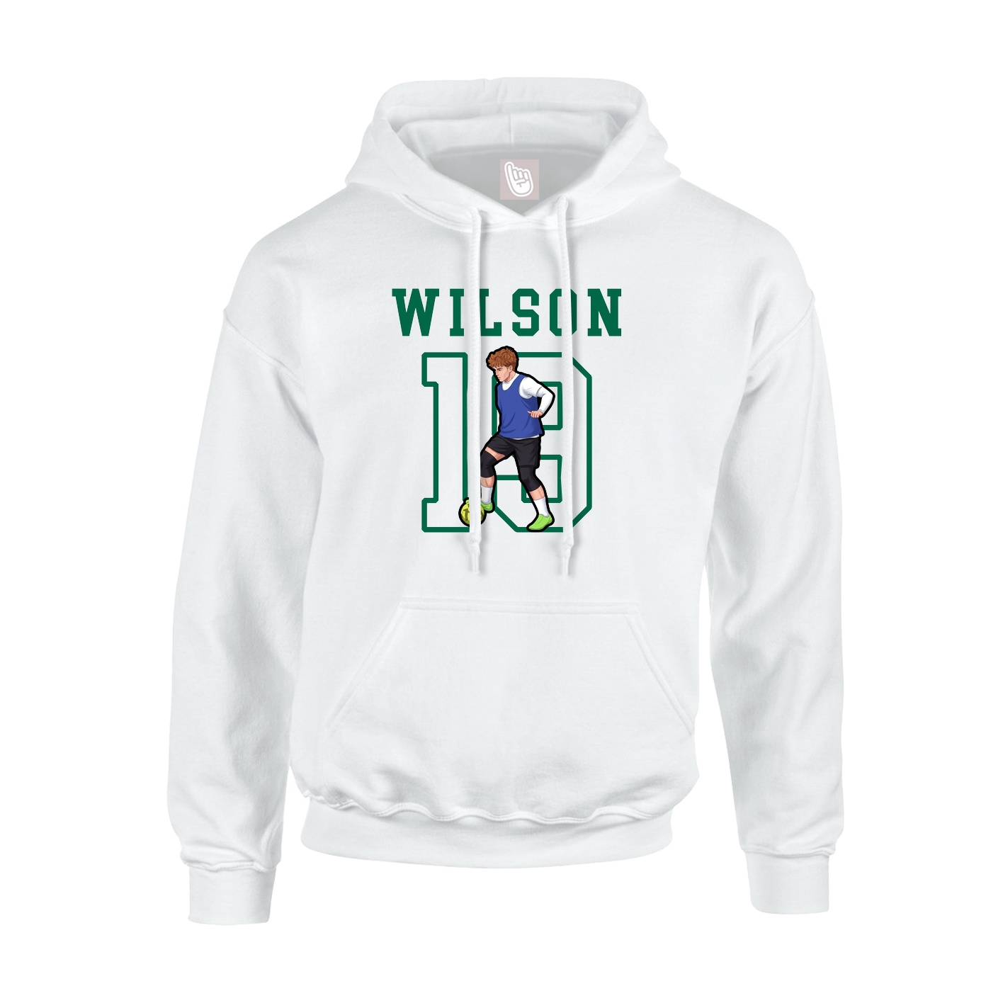 Hoodie — Shirsey in White