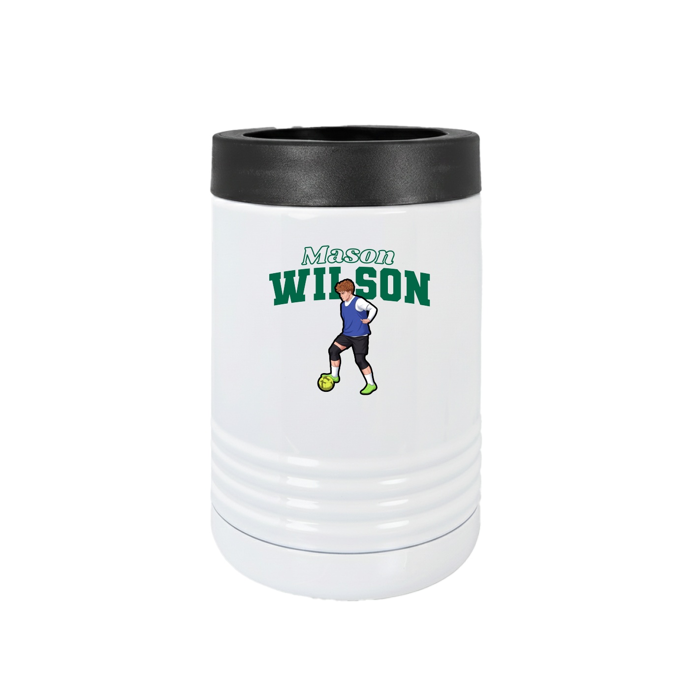 Beverage Holder — Name Arch in White