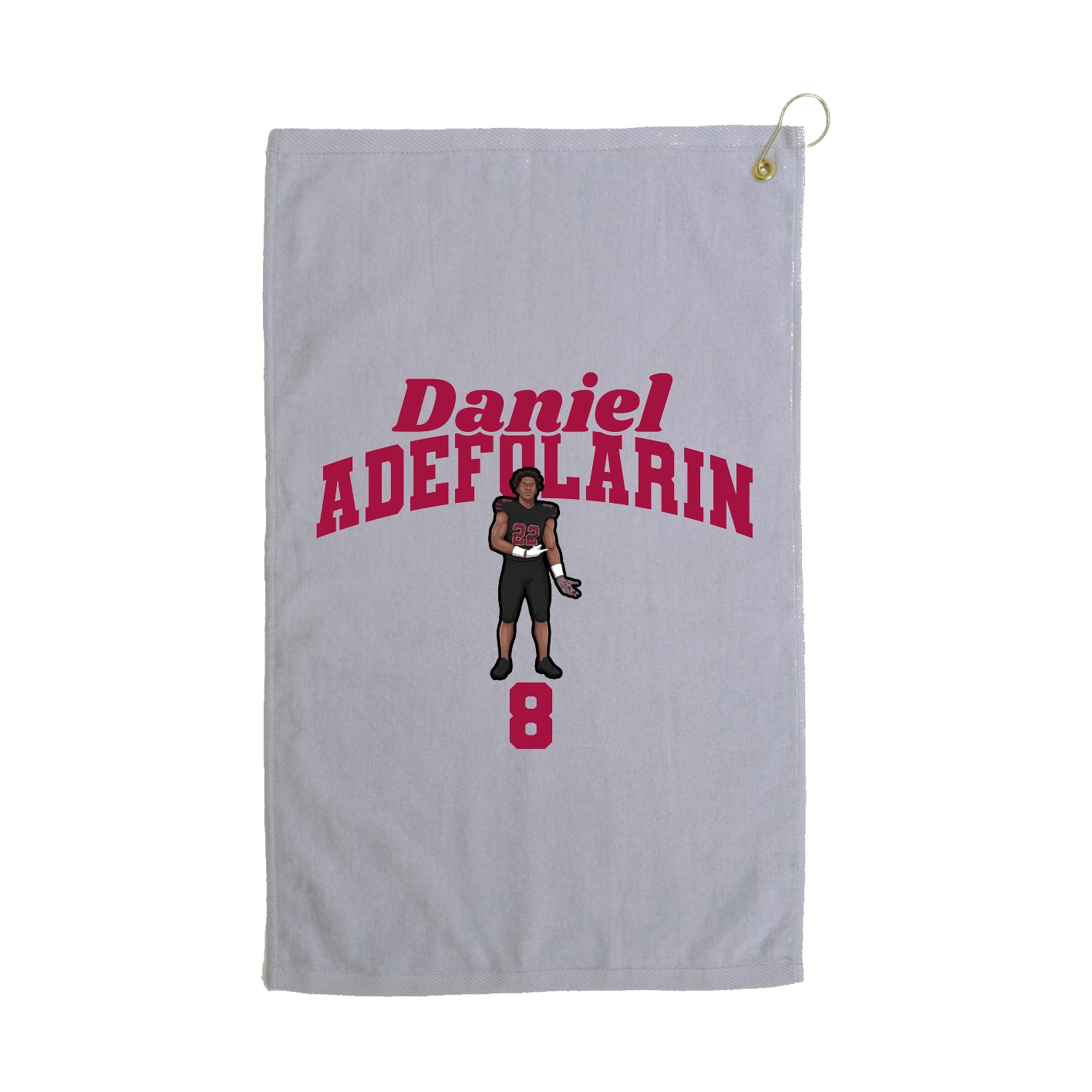 Golf Towel — Signature Arch in Grey